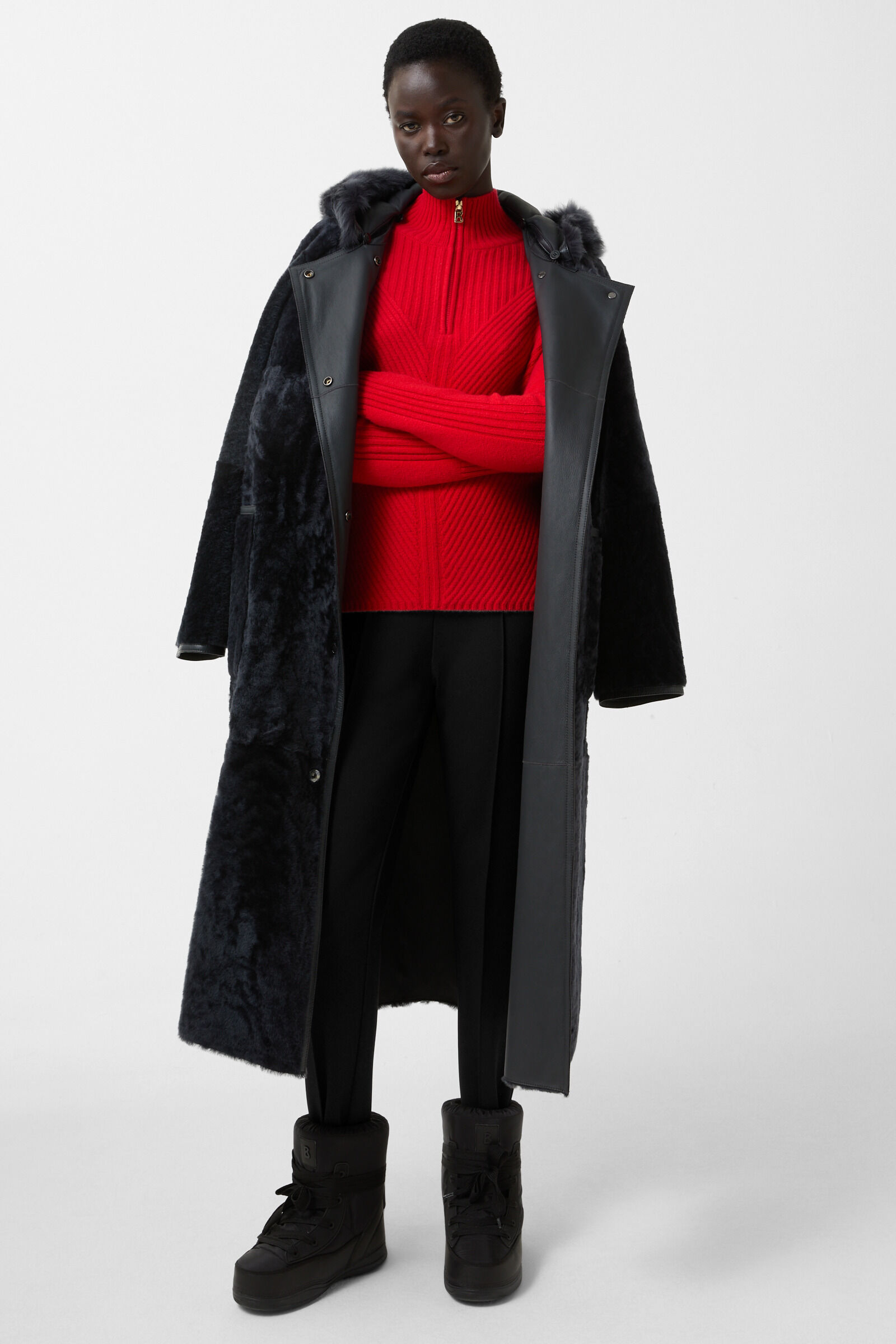 Elaine functional stirrup trousers Black