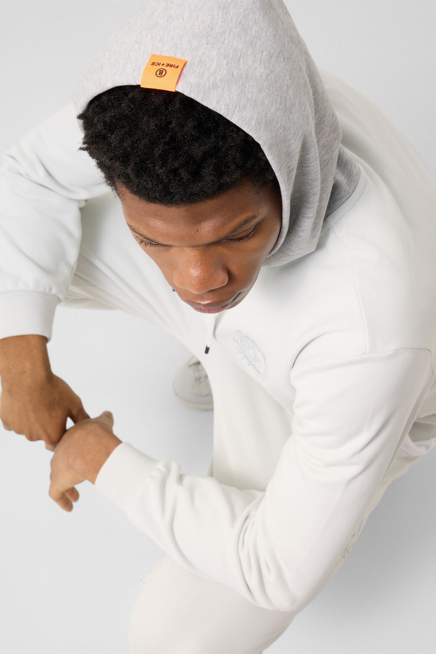 Filipo jersey jacket Light grey