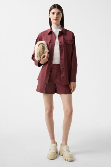 T-Shirt Riva Weinrot/Off-White T-Shirt Riva Weinrot/Off-White