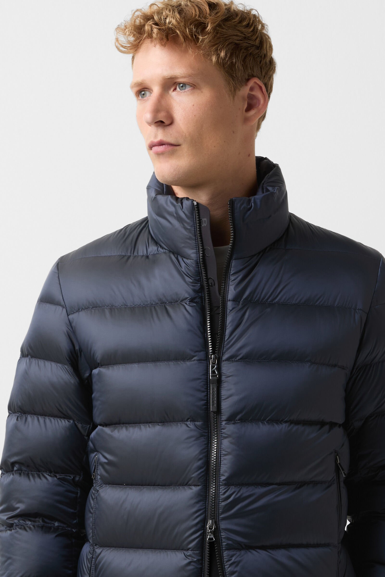 Hugh down jacket Dark blue