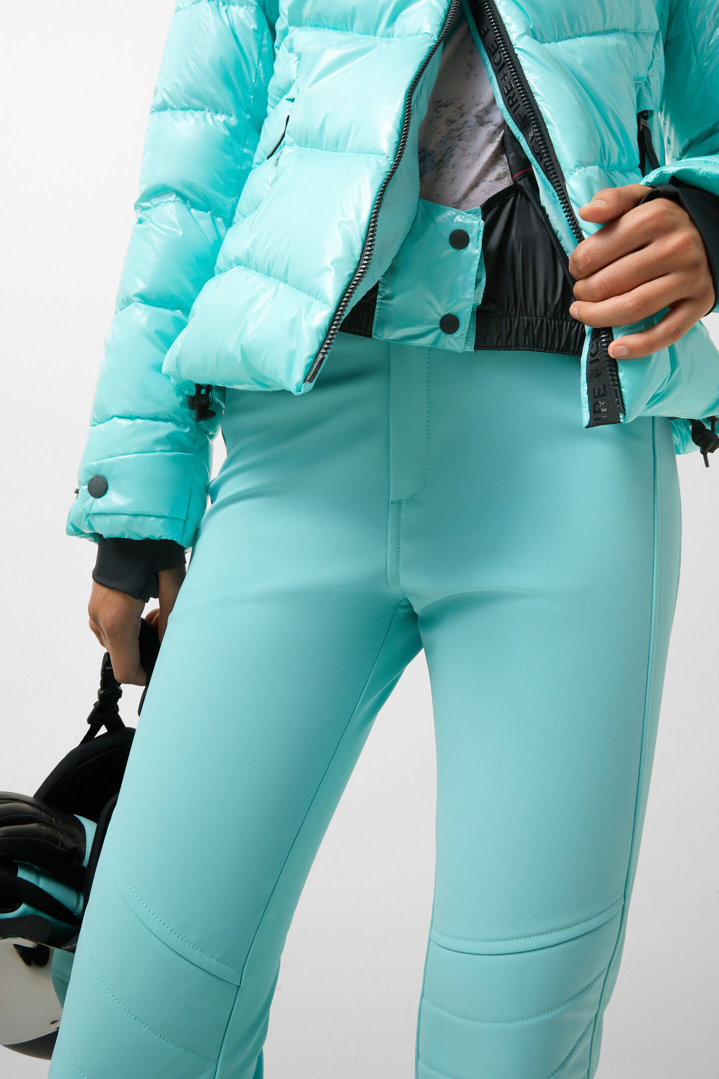 Ski-Steppjacke Saelly Eisblau