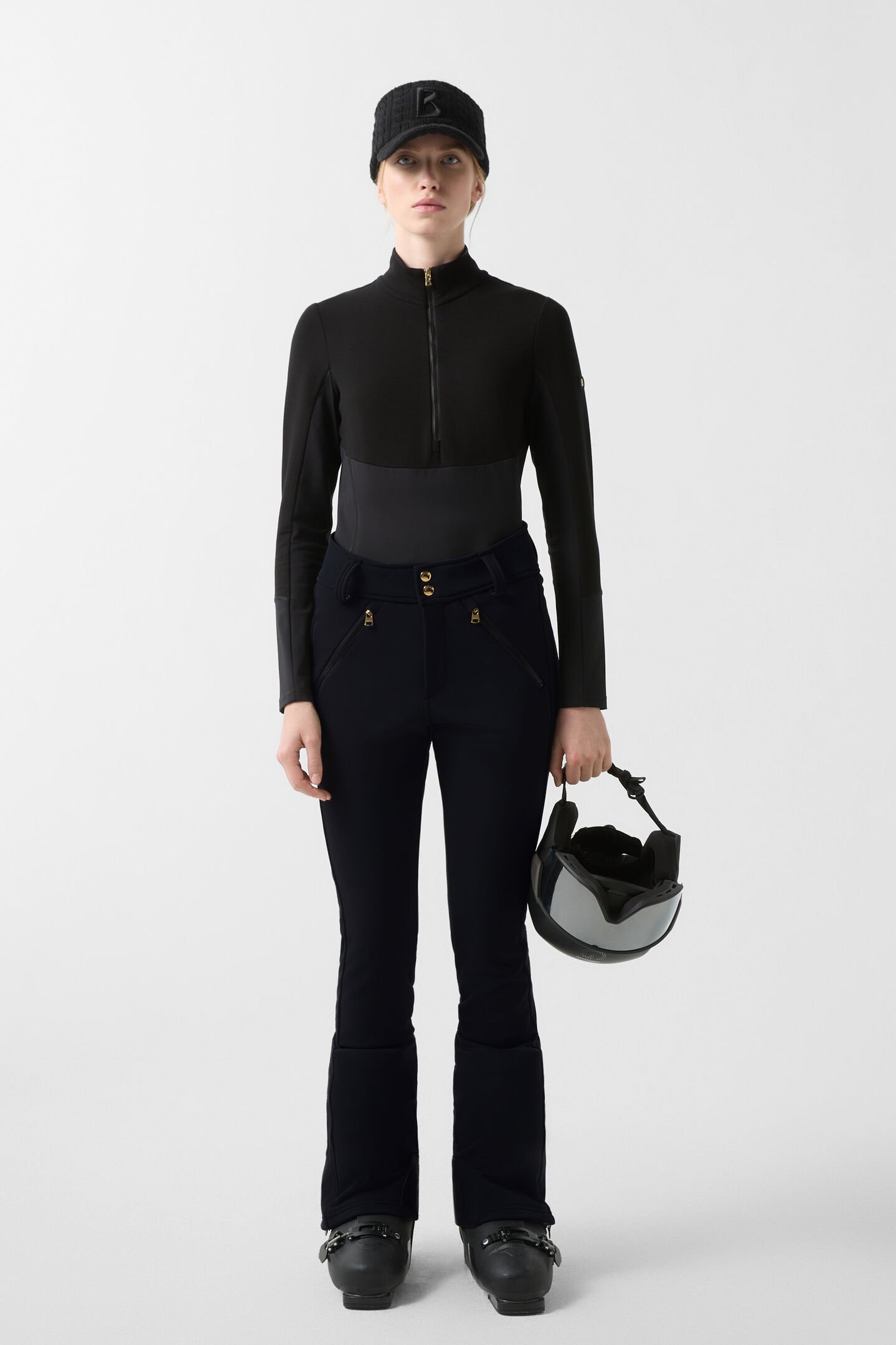 Softshell-Skihose Hazel Schwarz