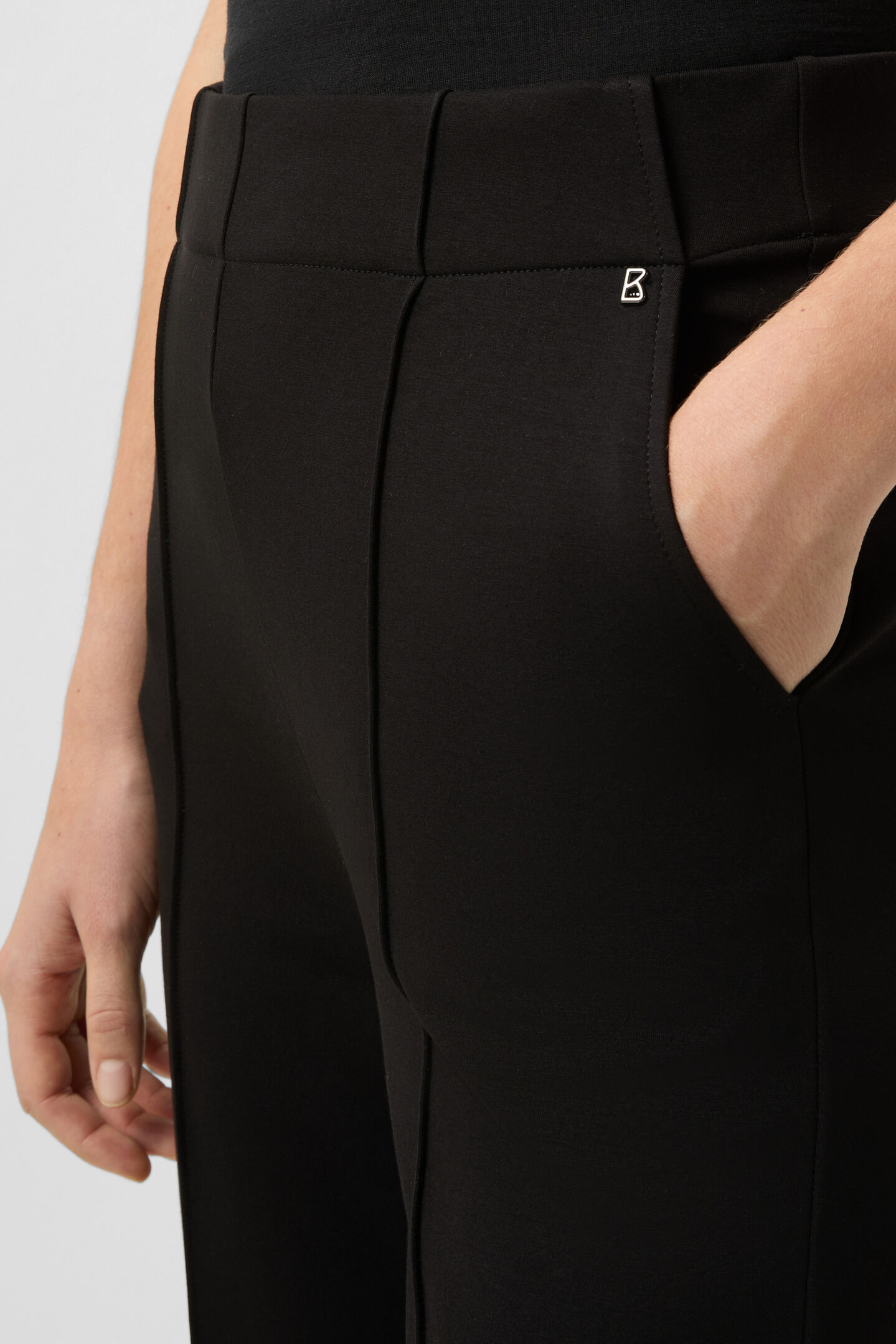 Jersey-Hose Bella Schwarz