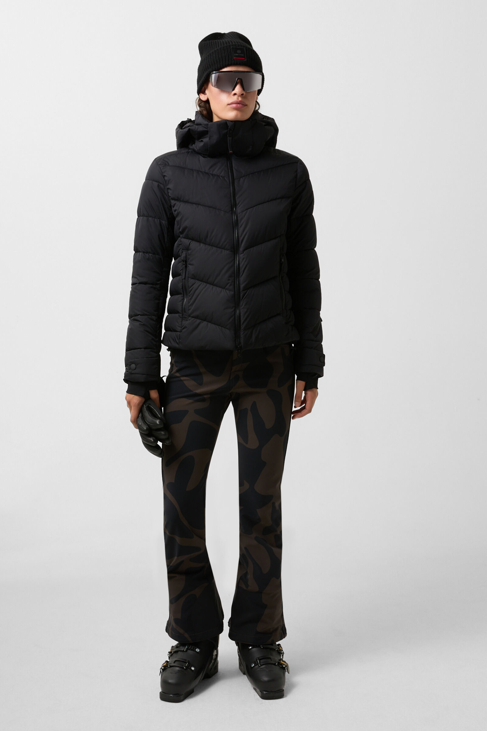 Saelly quilted jacket Black