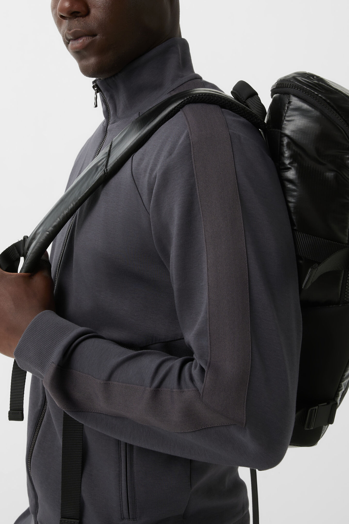 Severin jersey jacket Anthracite