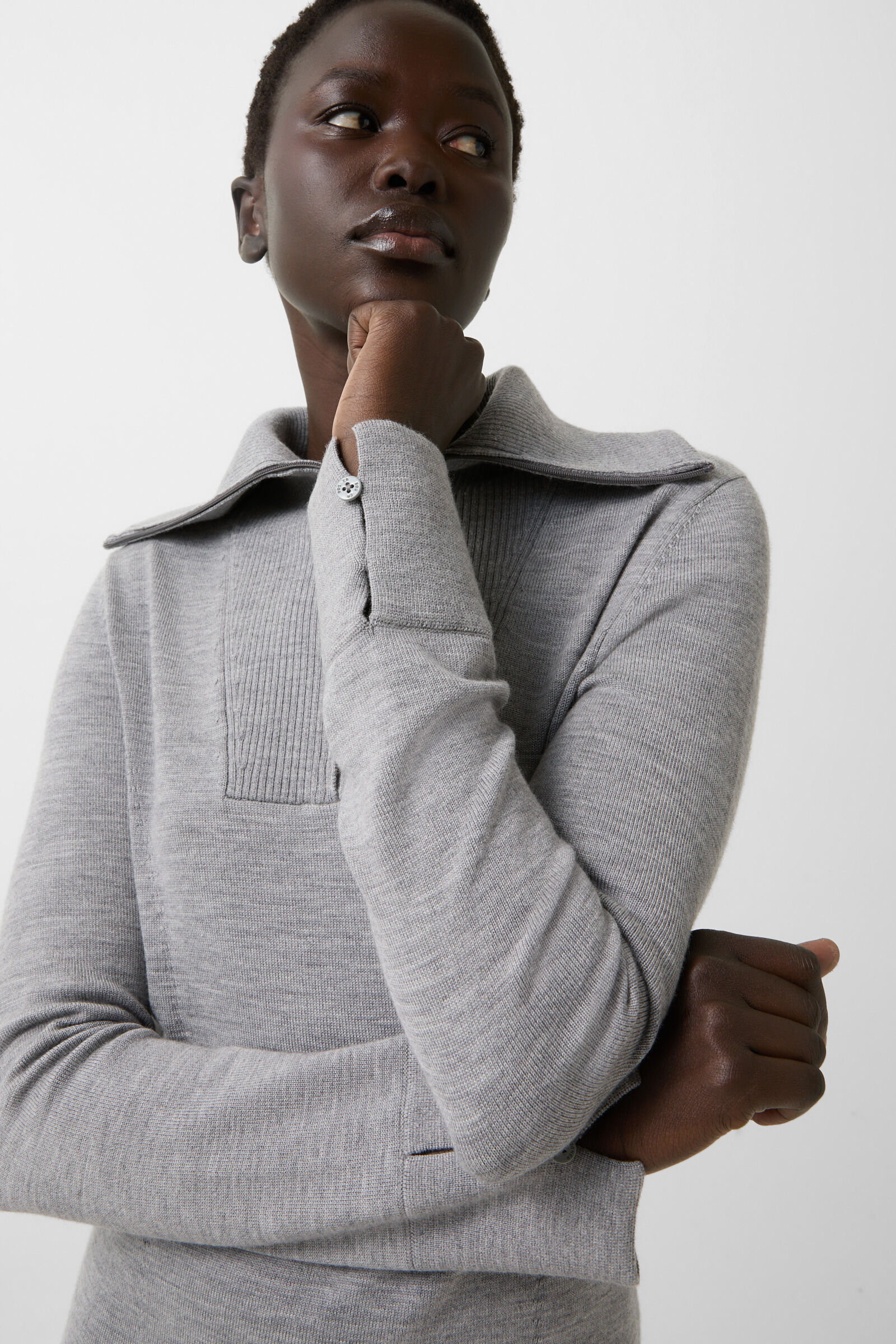 Robe en tricot Marvell Gris