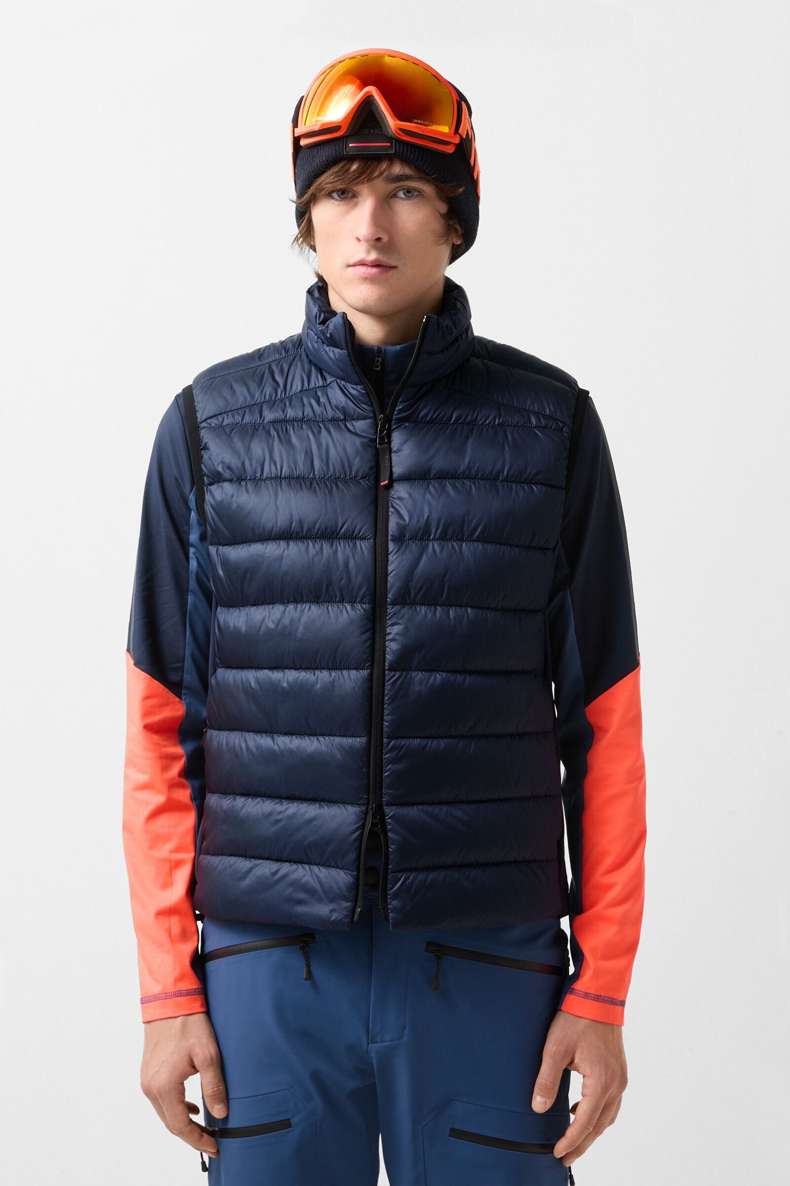 Homer quilted waistcoat Dark blue
