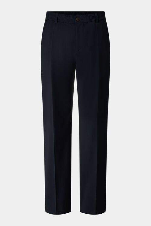 Schurwollmix-Hose Marcus Navy-Blau