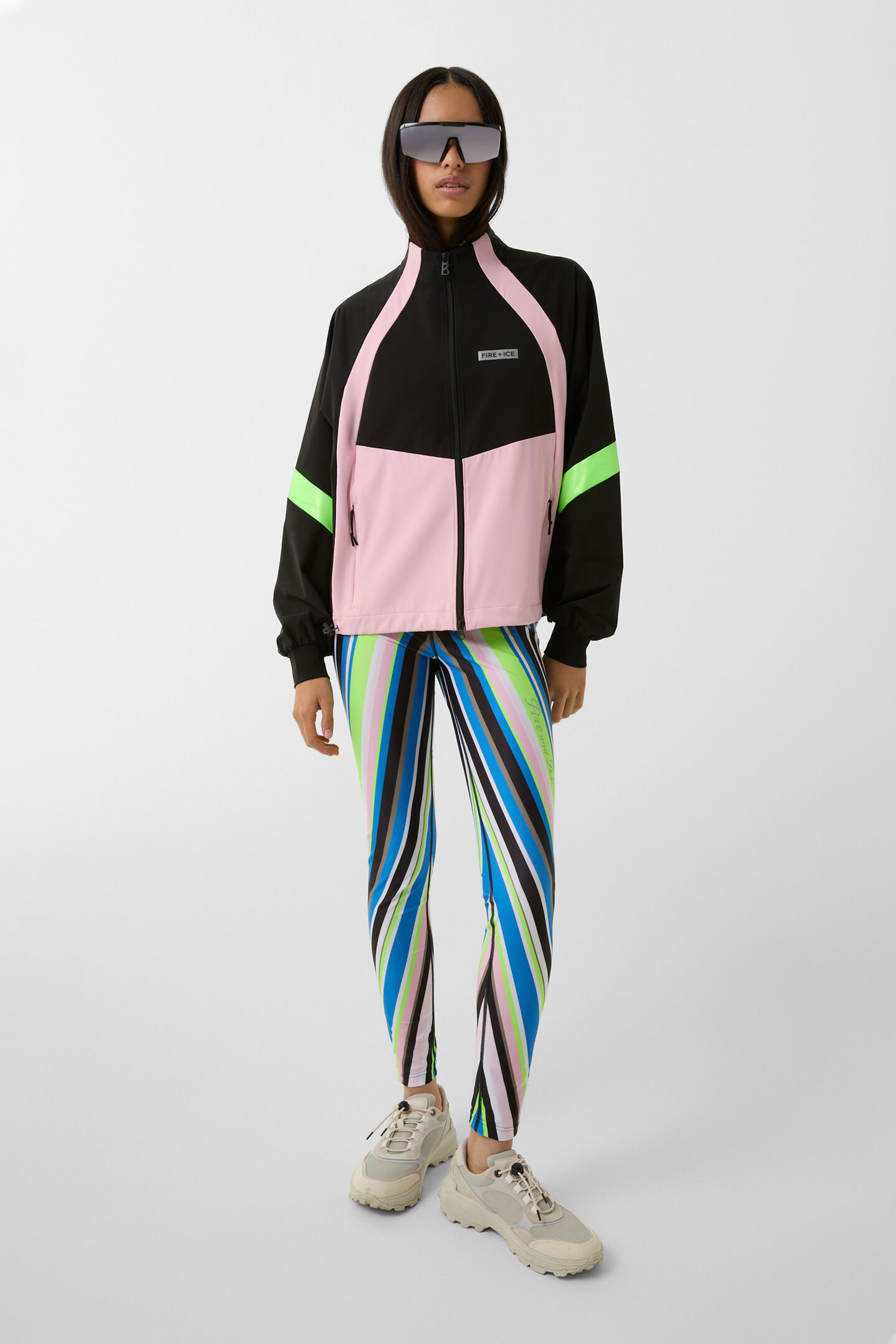Alina functional jacket Black/pink