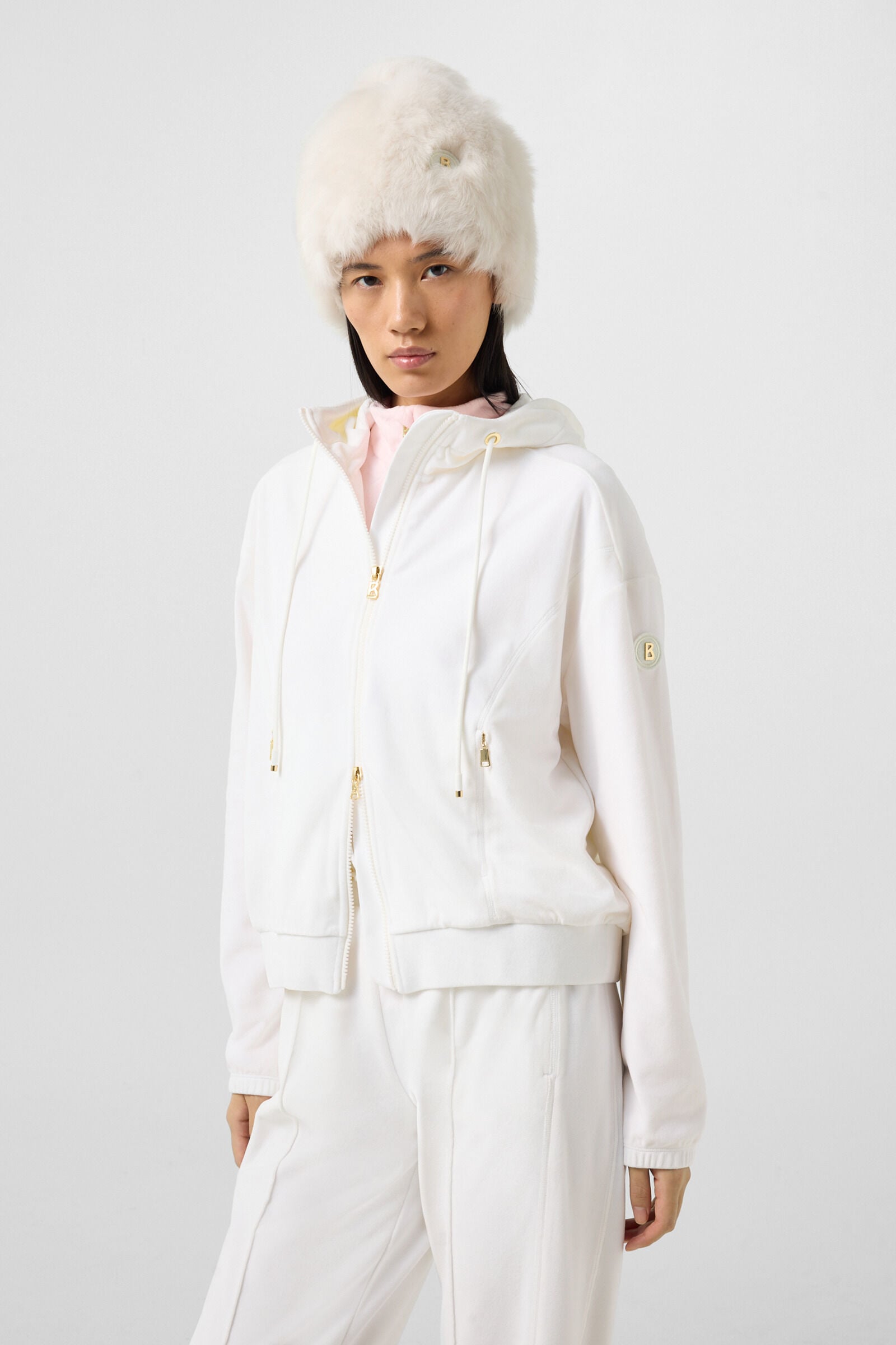 Francine Velvet Jacket Off-White