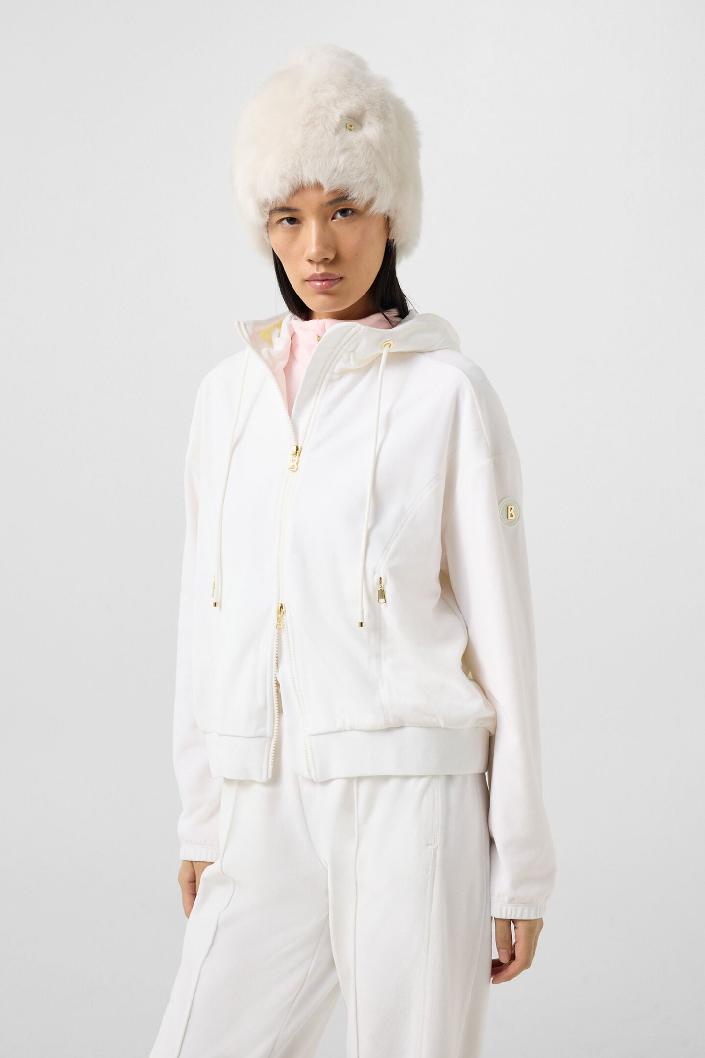 Francine Velvet Jacket Off-White