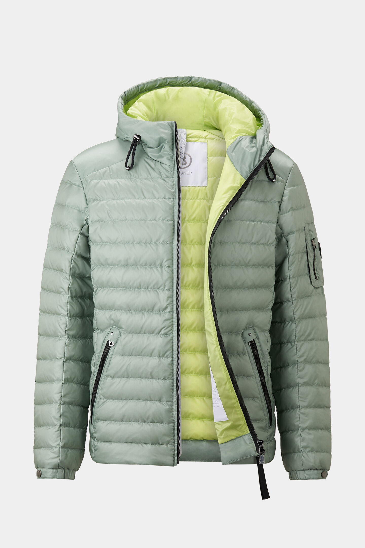 Loke Lightweight down jacket Lime green