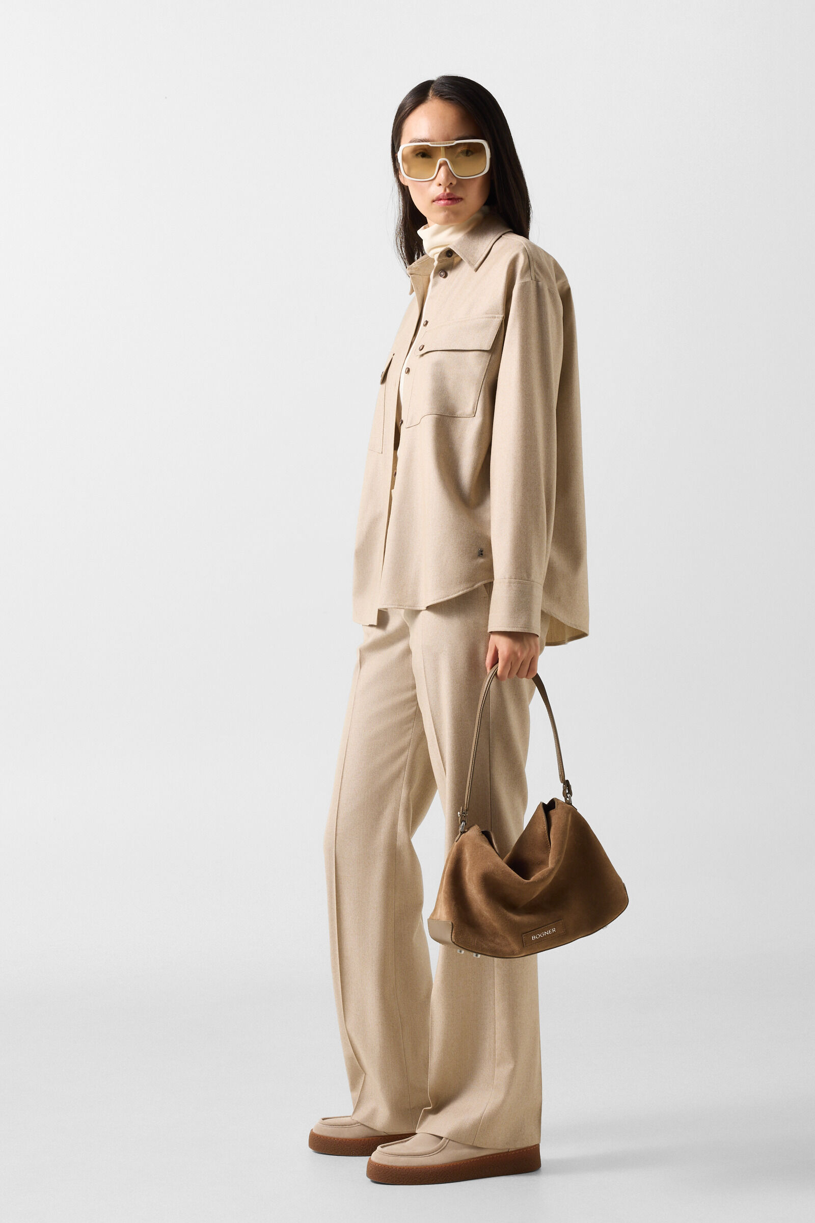 Jody virgin wool trousers Camel