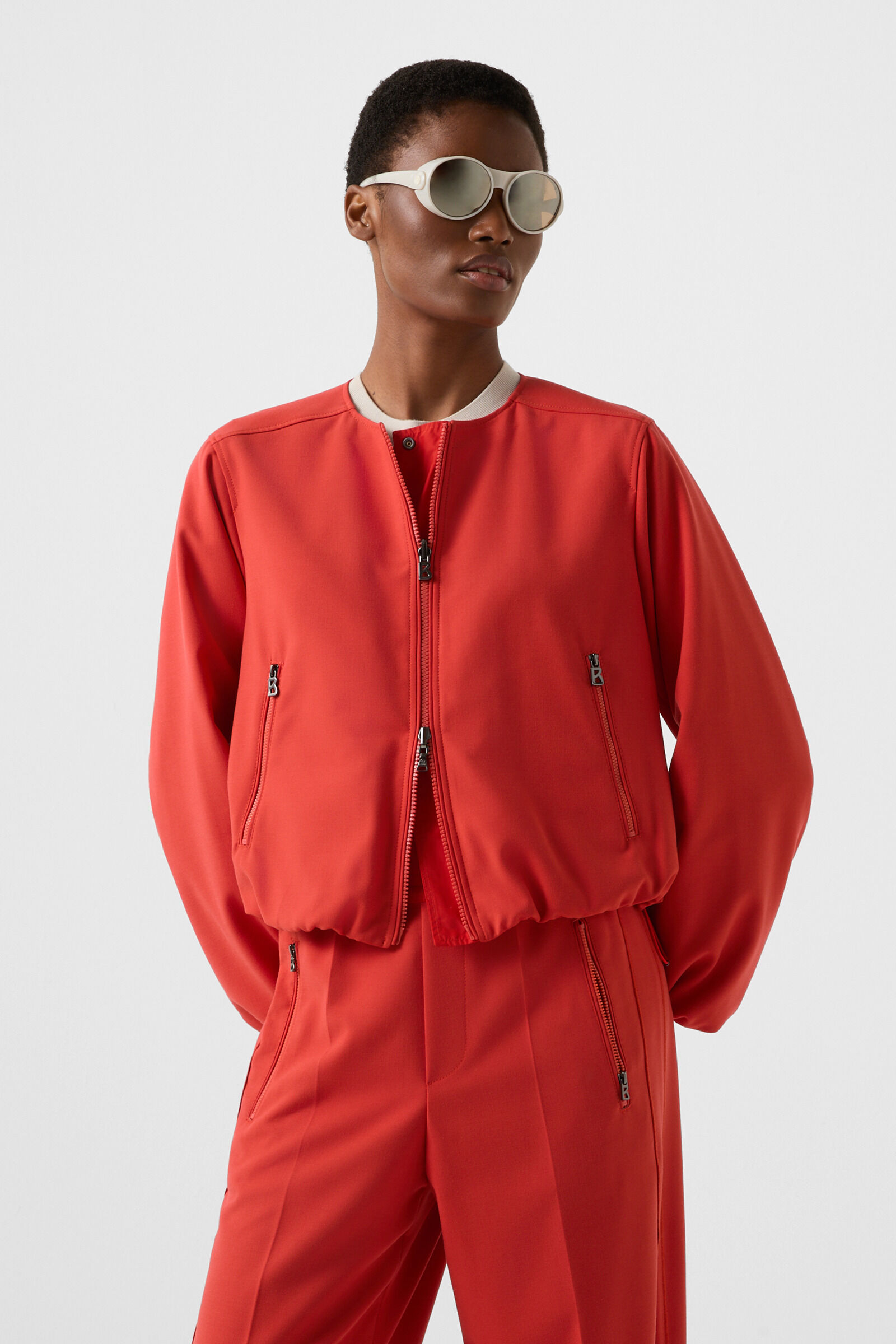Reversible blouson Yuma Red