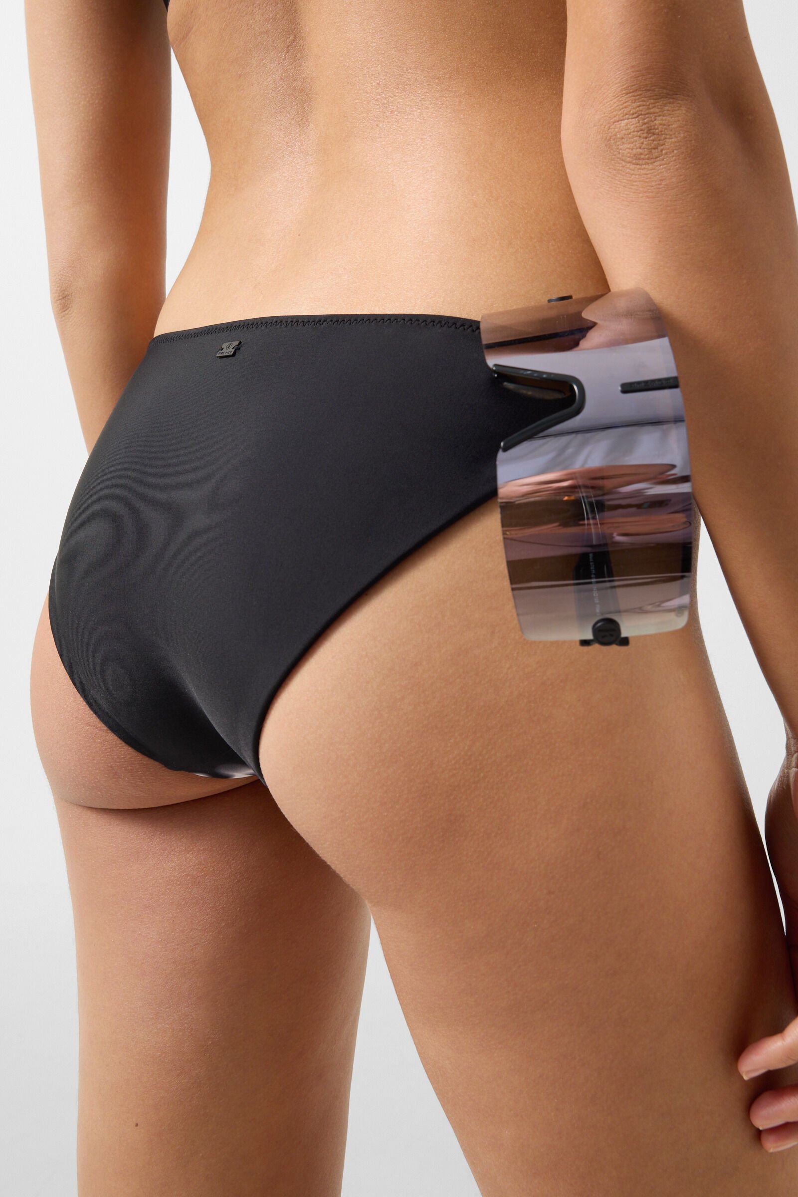 Bikinihose Bacara Schwarz/Wei&szlig;