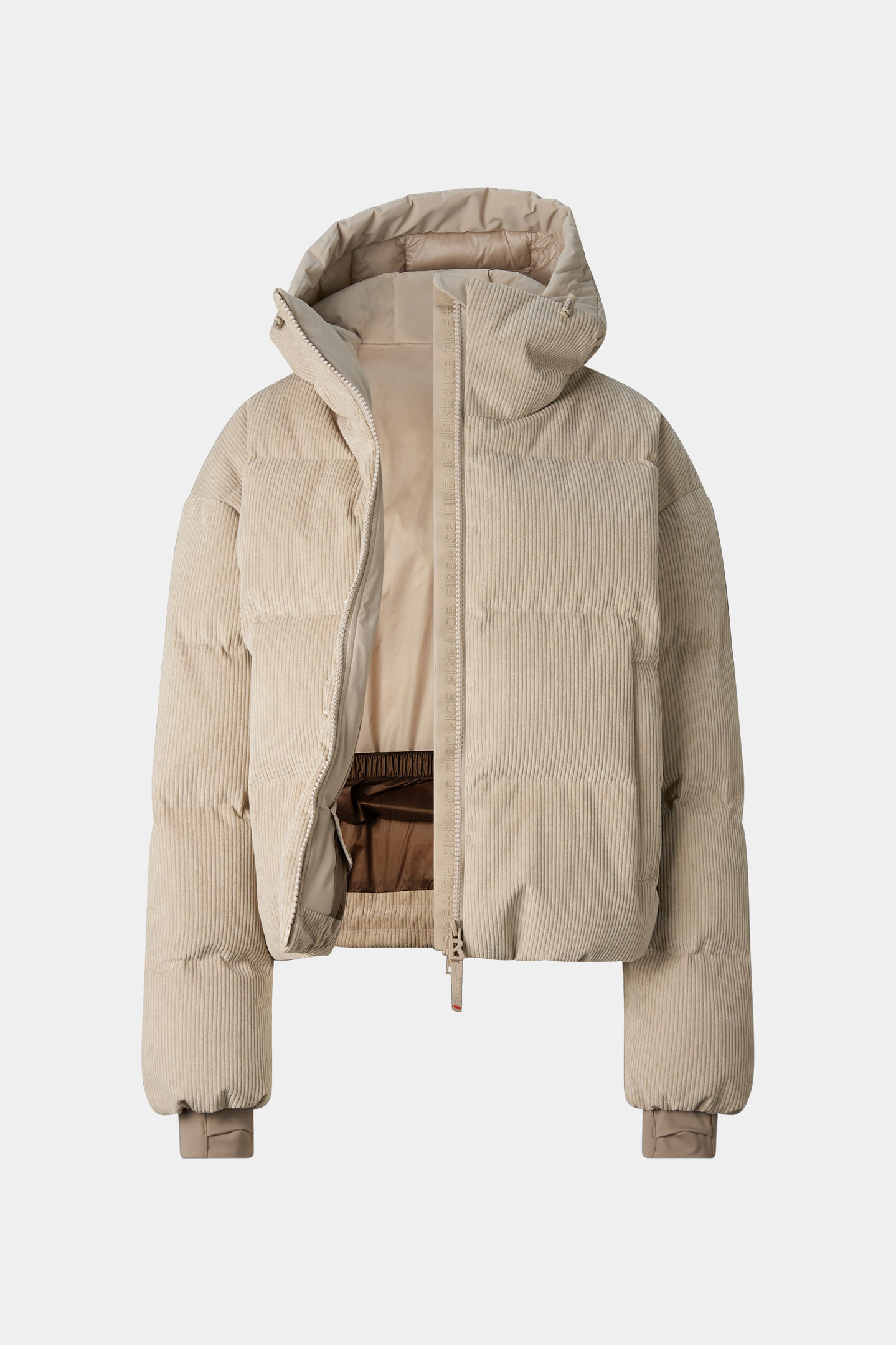 Neila corduroy ski jacket Beige