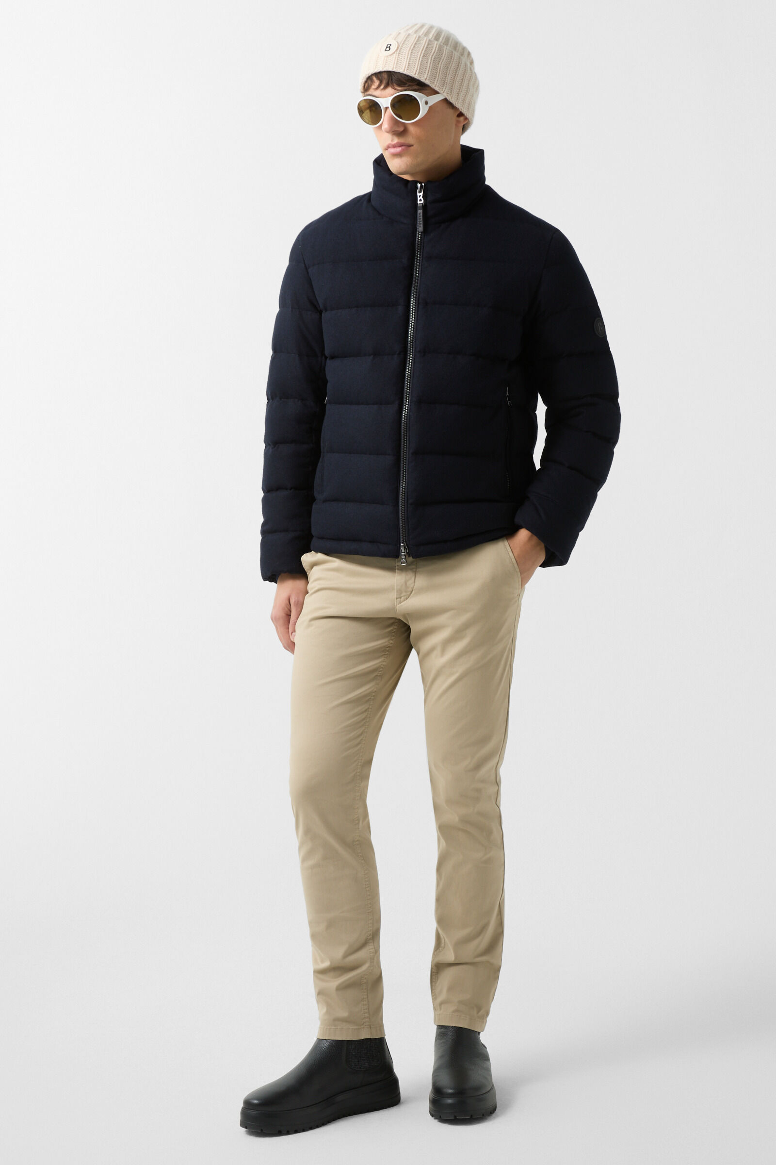 Daunenjacke Hugh Navy-Blau