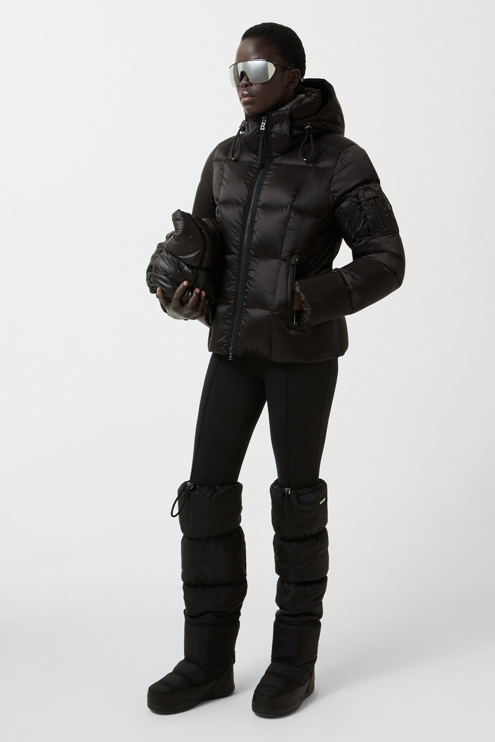 Feline down jacket Black