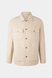 Double-face overshirt Larry Cream Double-face overshirt Larry Cream