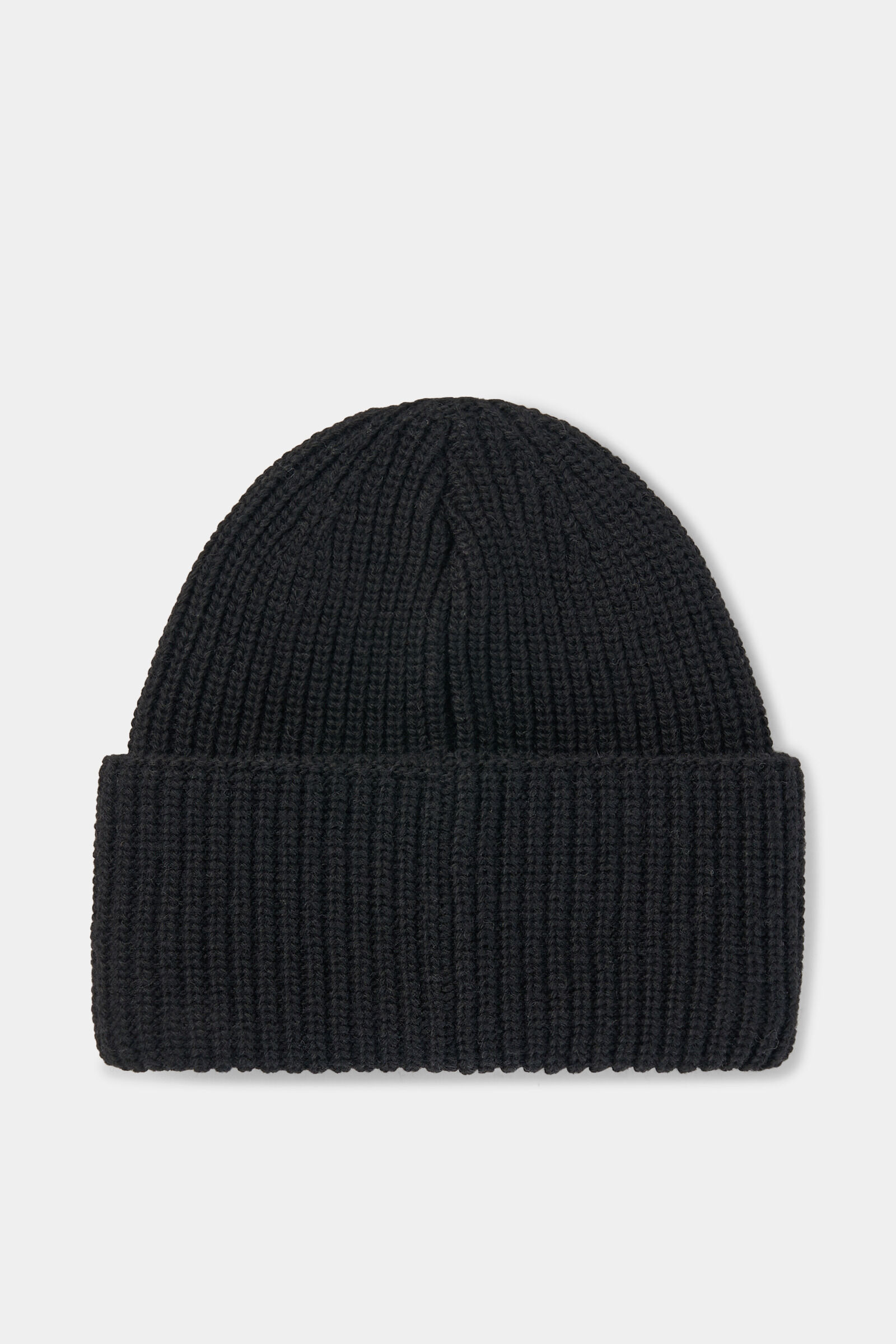 Larahk virgin wool and knitted cashmere hat Black