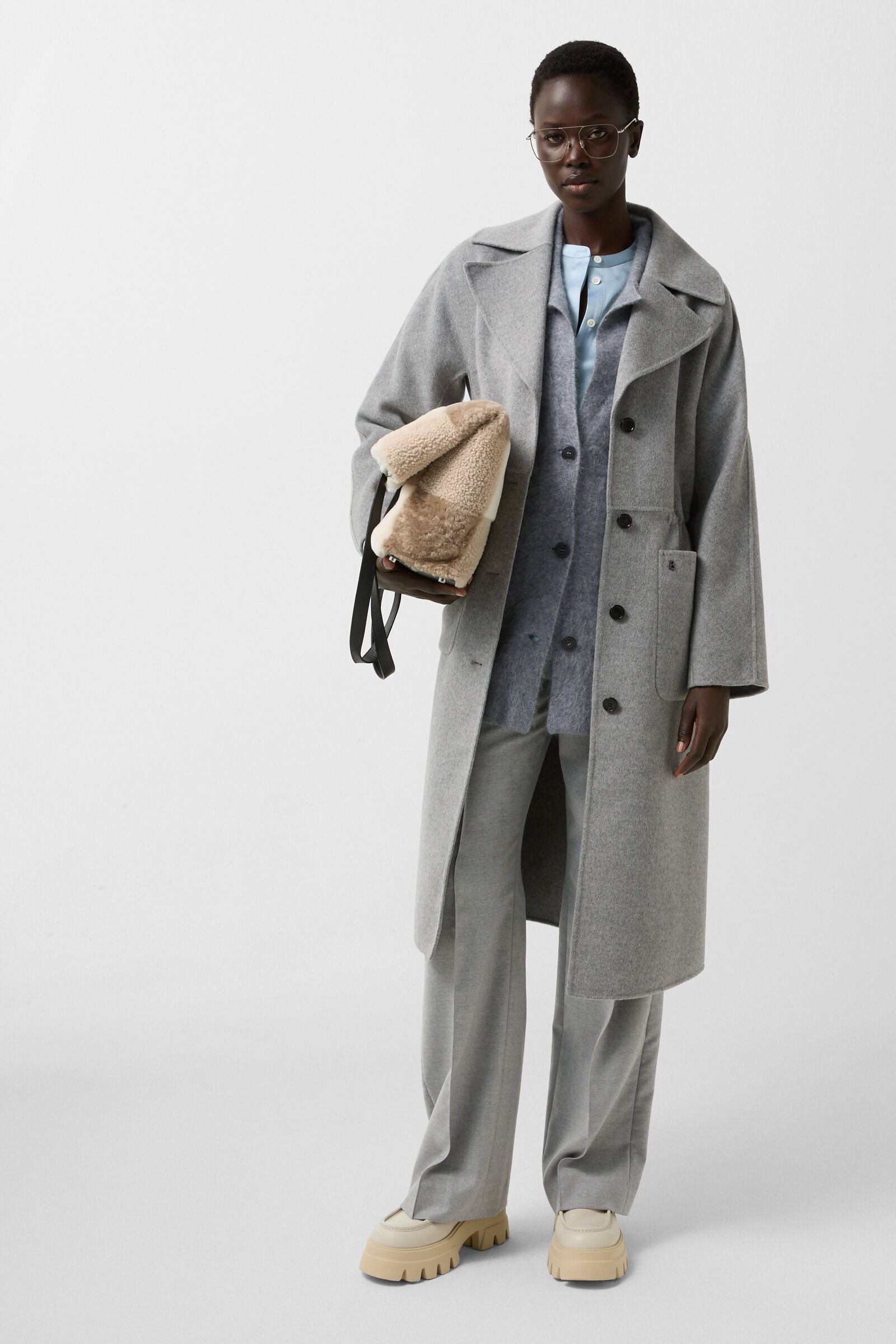 Jadie cashmere cardigan Grey