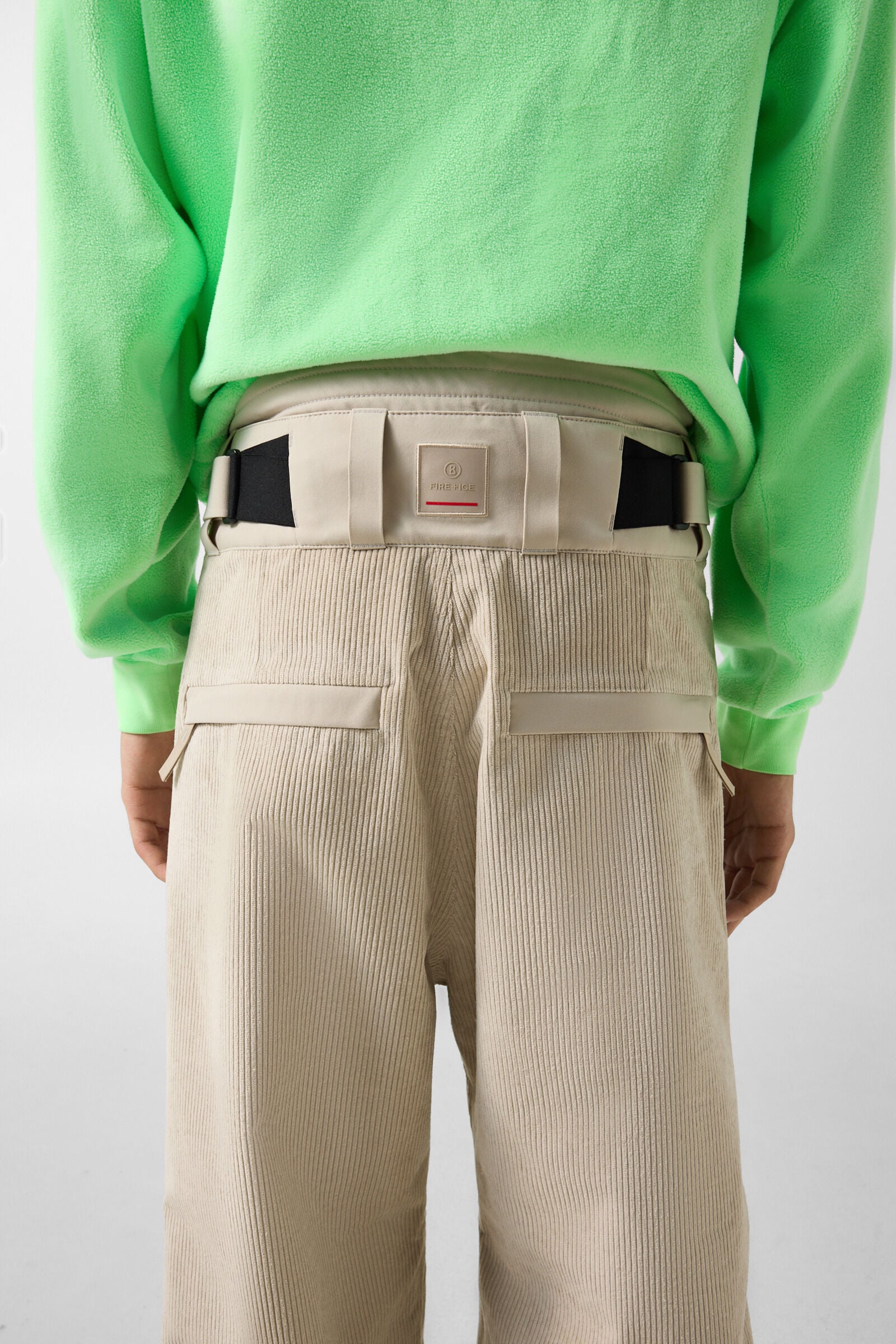 Felipe corduroy ski trousers Beige