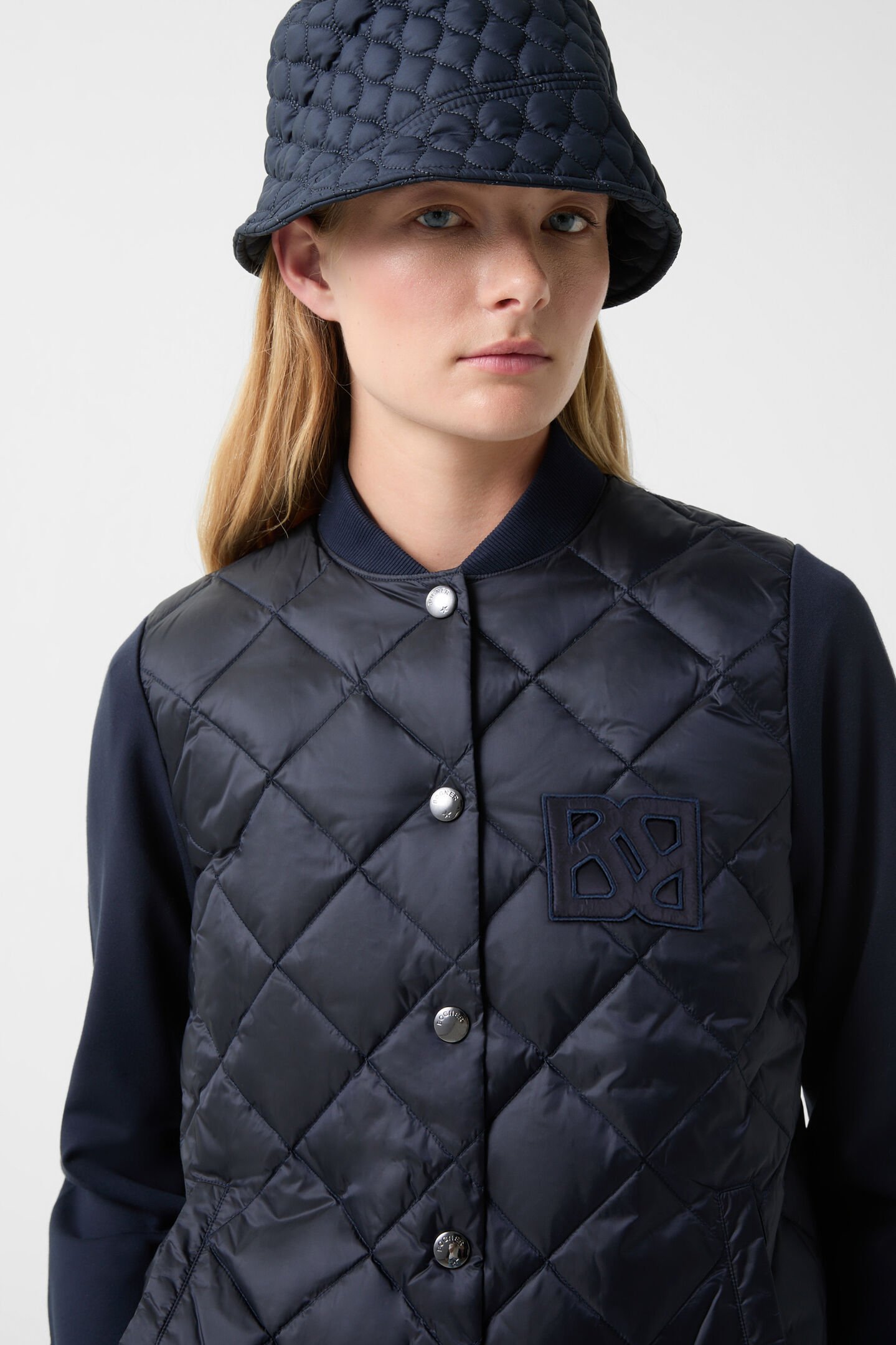 Hybrid collage jacket Aileen Navy blue