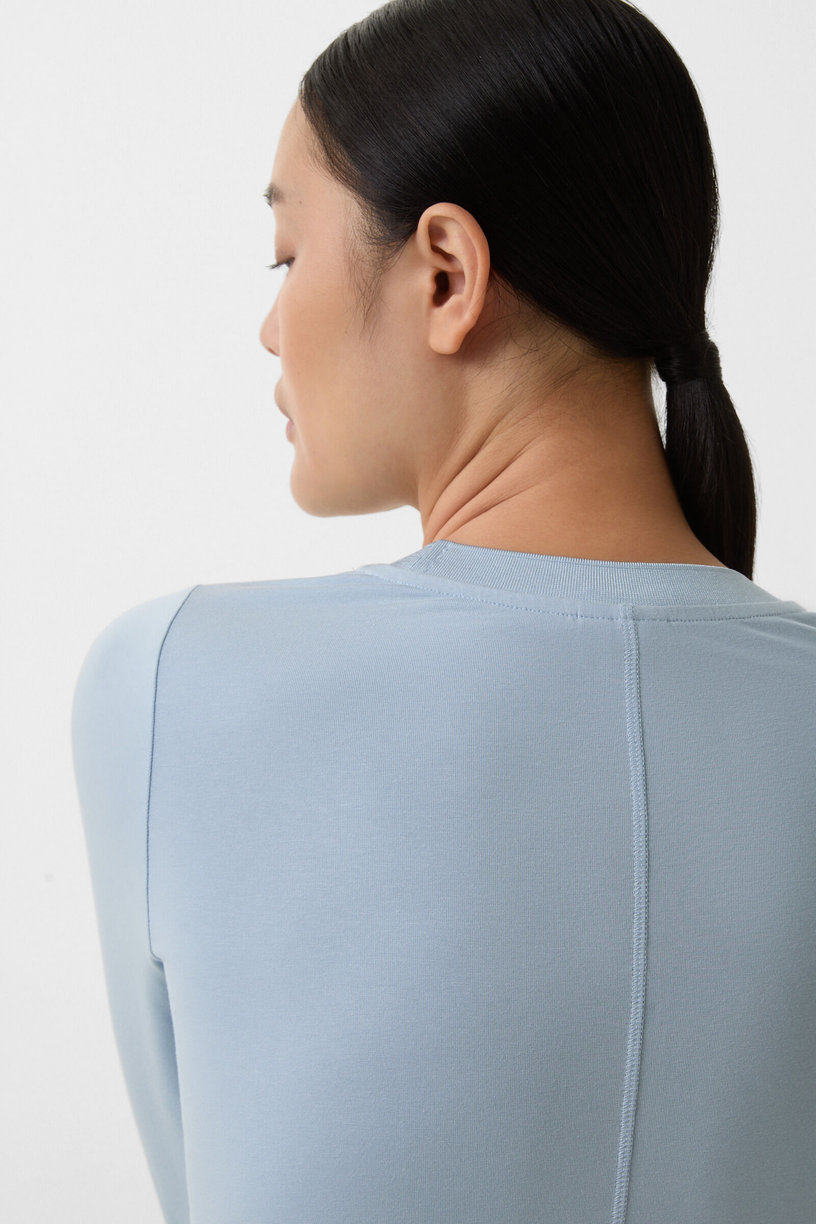 Longsleeve Alexi Hellblau