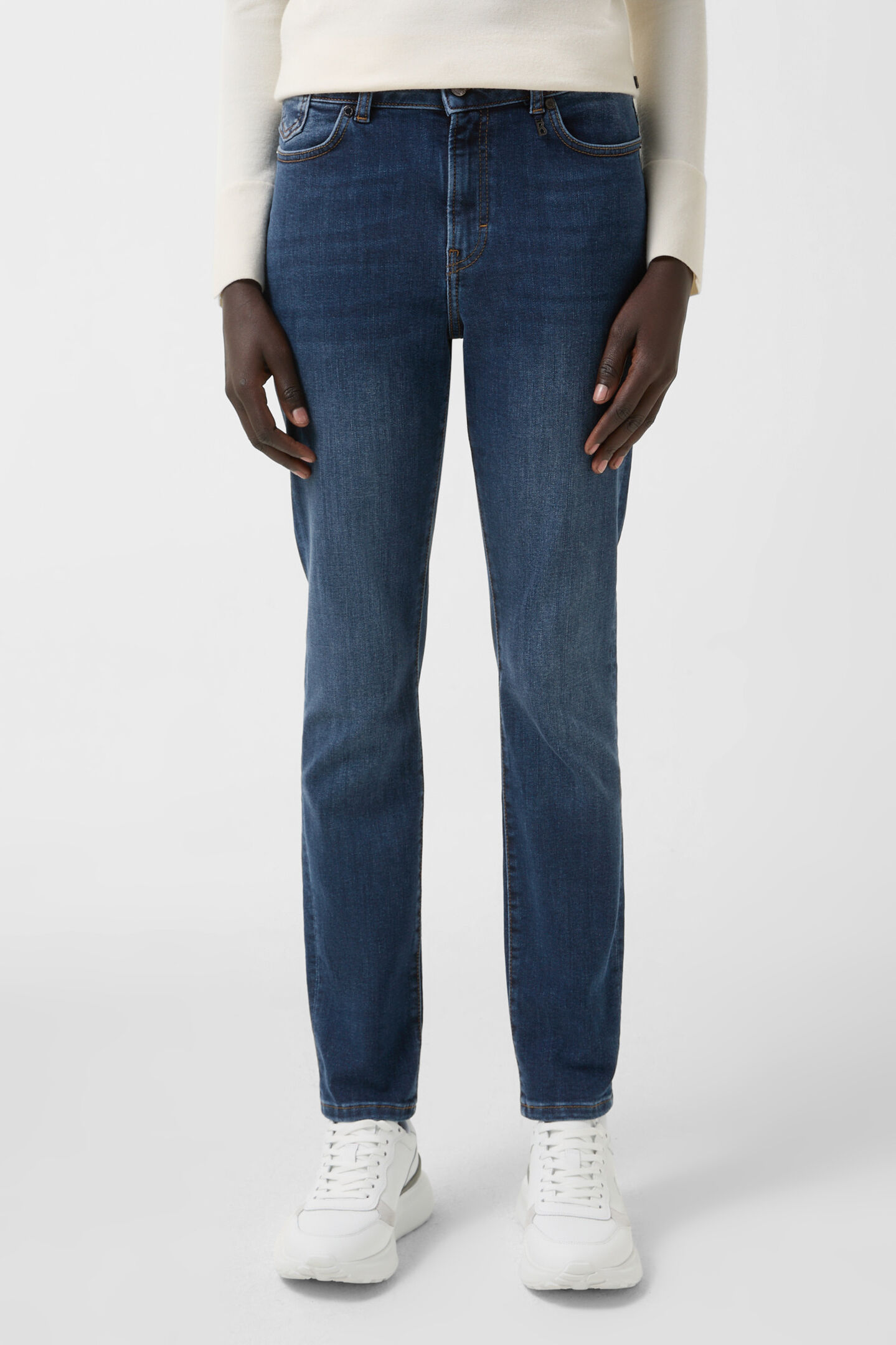 7/8-Slim Fit Jeans Julie Denim Blue
