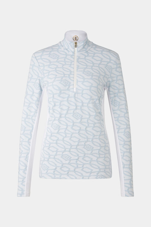 Jacquard first layer Jasmina Light blue/white