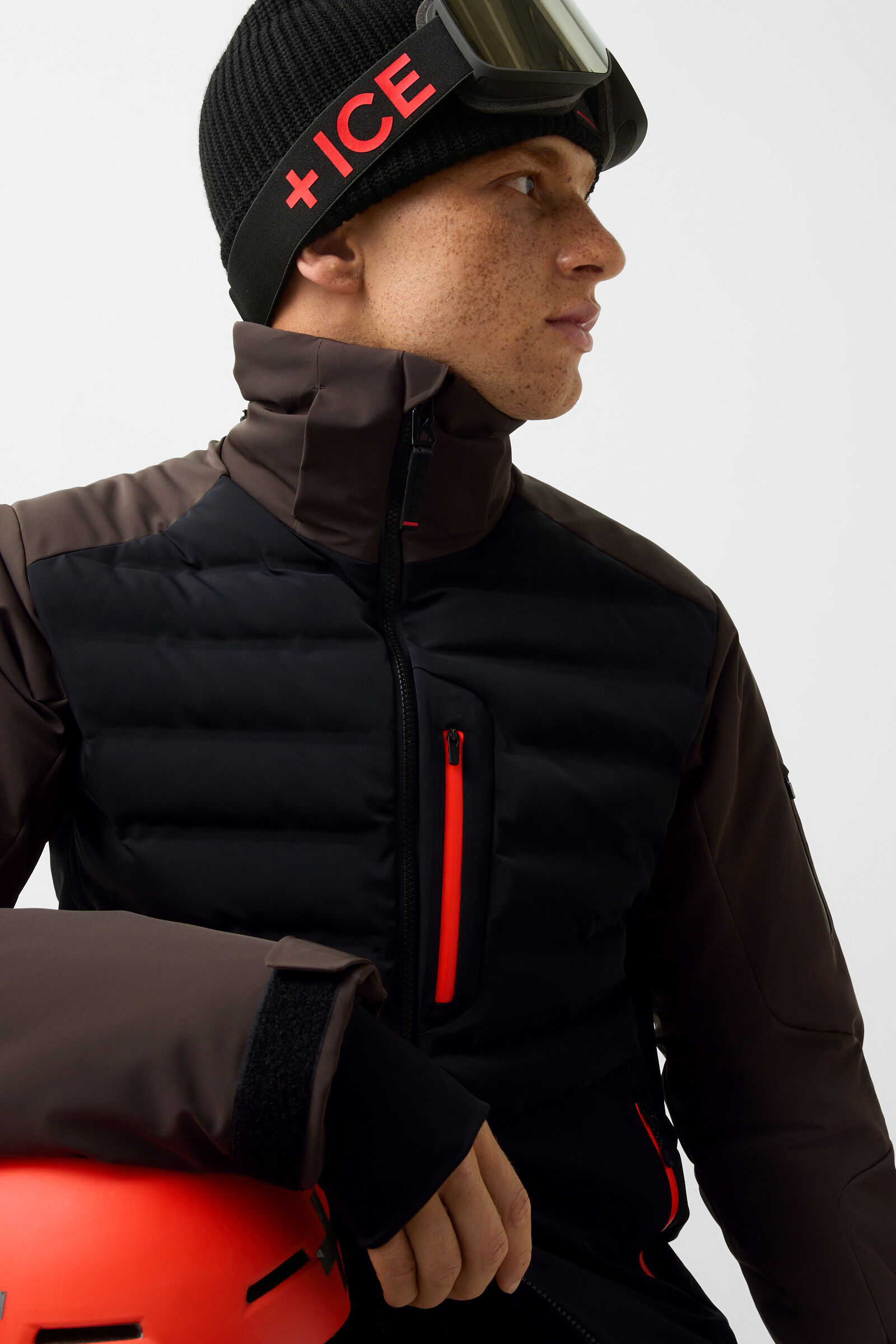 Ivo ski jacket Black/Chocolate