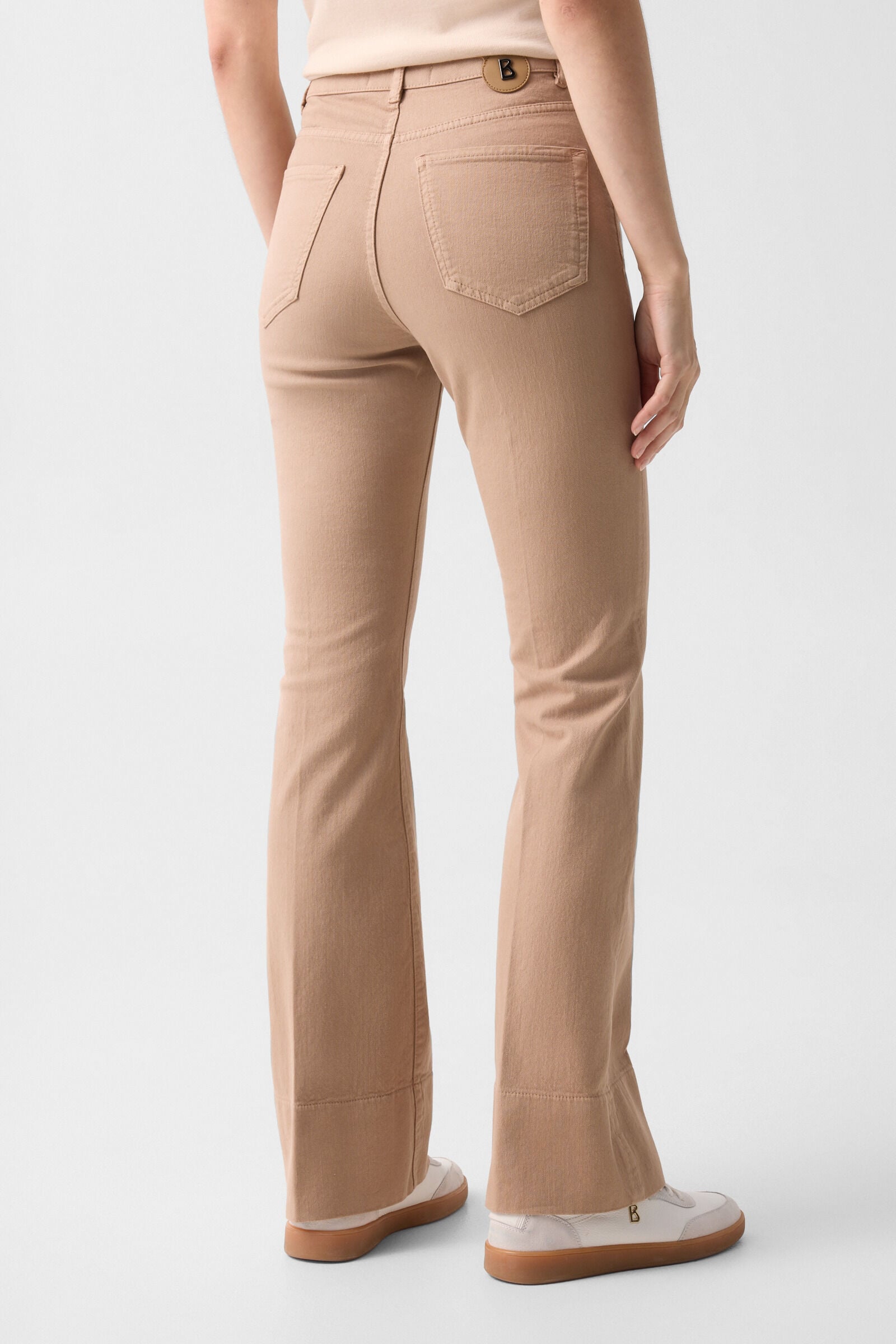 Flared fit jeans Devin Camel