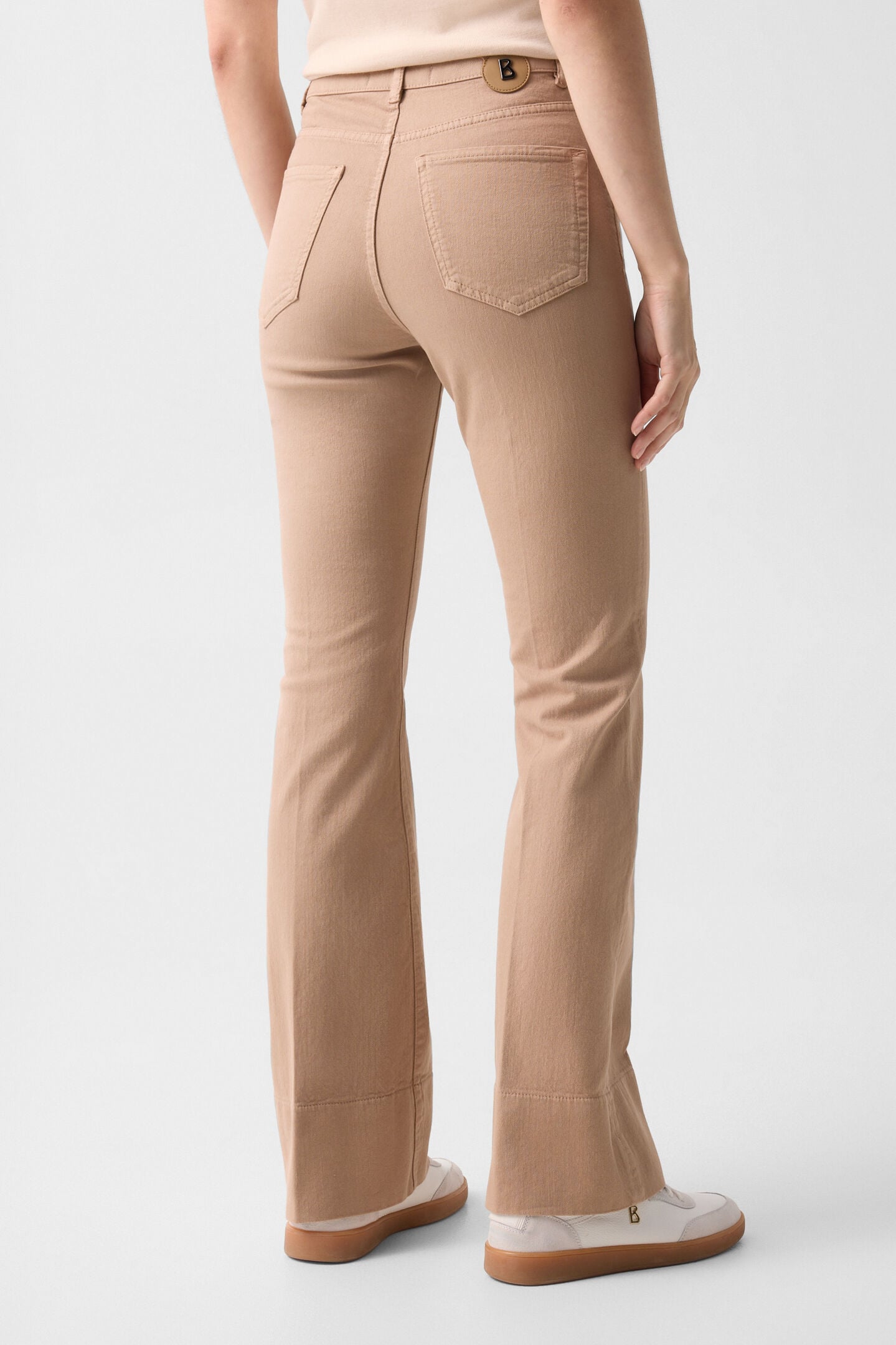 Flared fit jeans Devin Camel