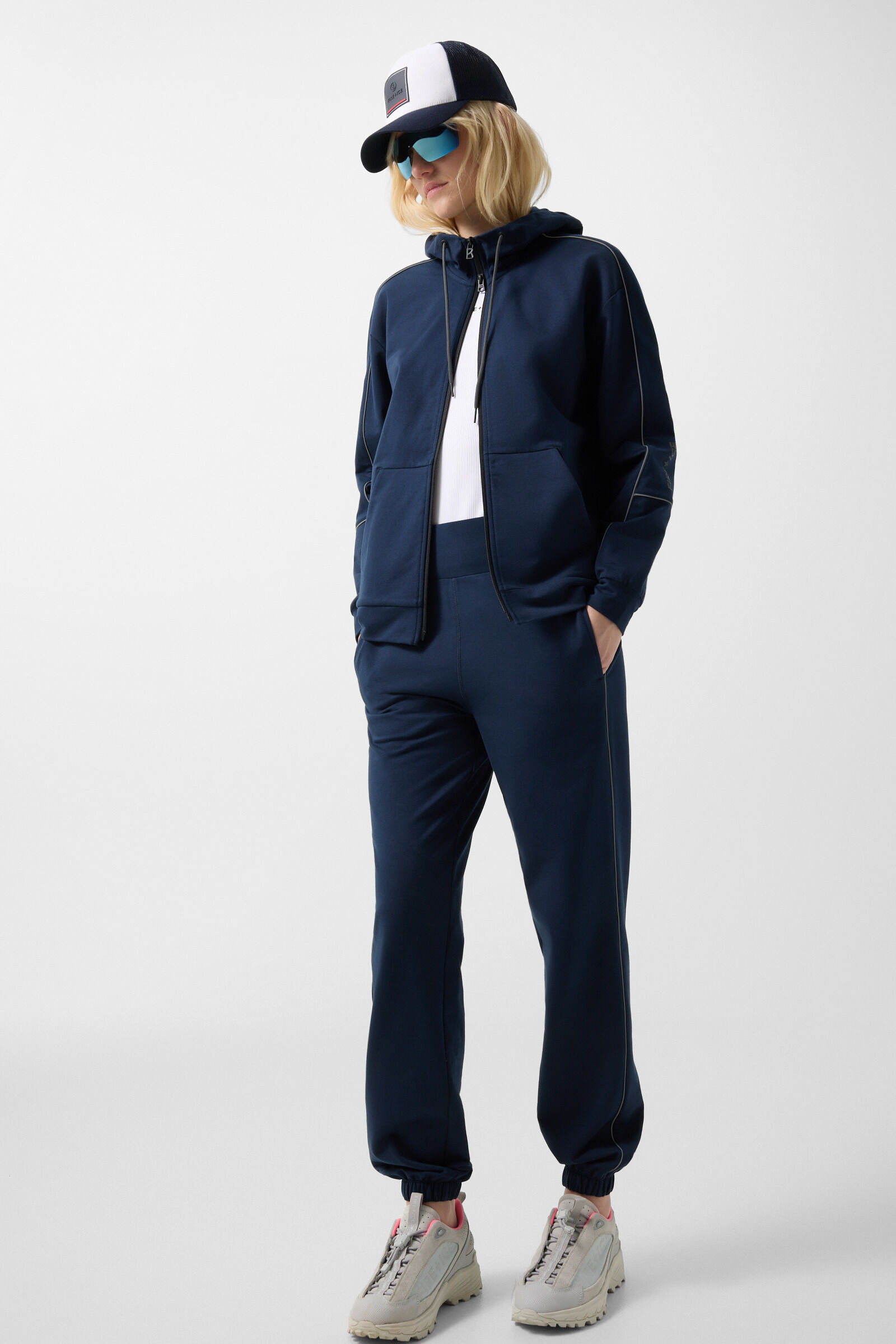 Enia jersey jacket Dark blue