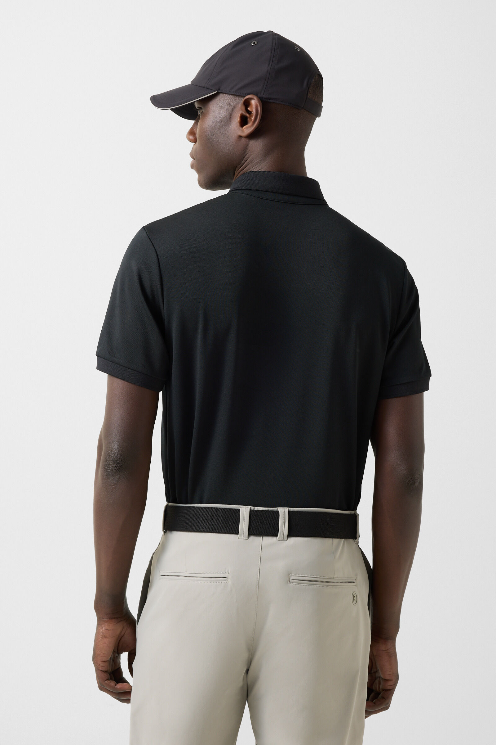 Daniel functional short-sleeved top Black