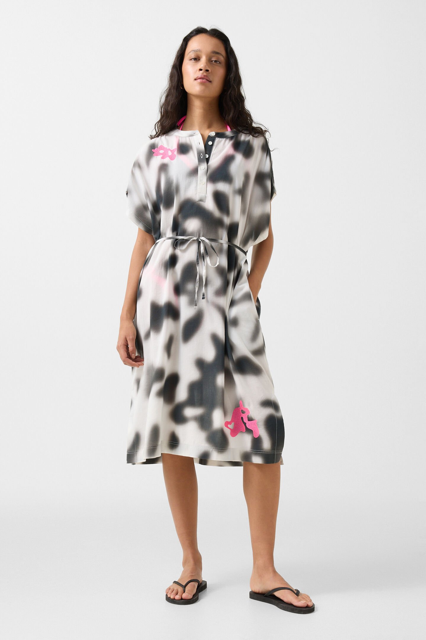 Kleid Tonia Schwarz/Wei&szlig;