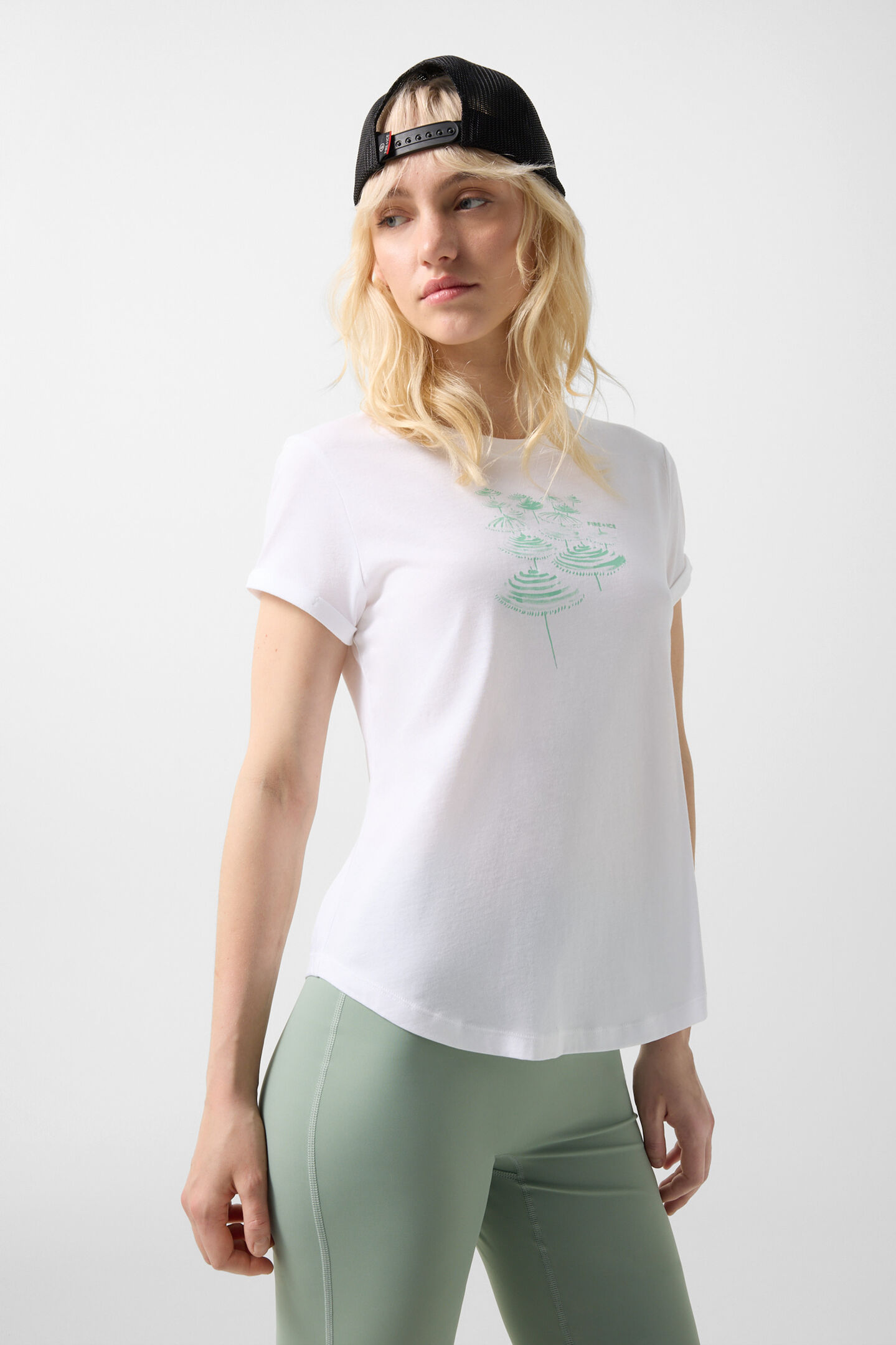 T-shirt Debra White/mint
