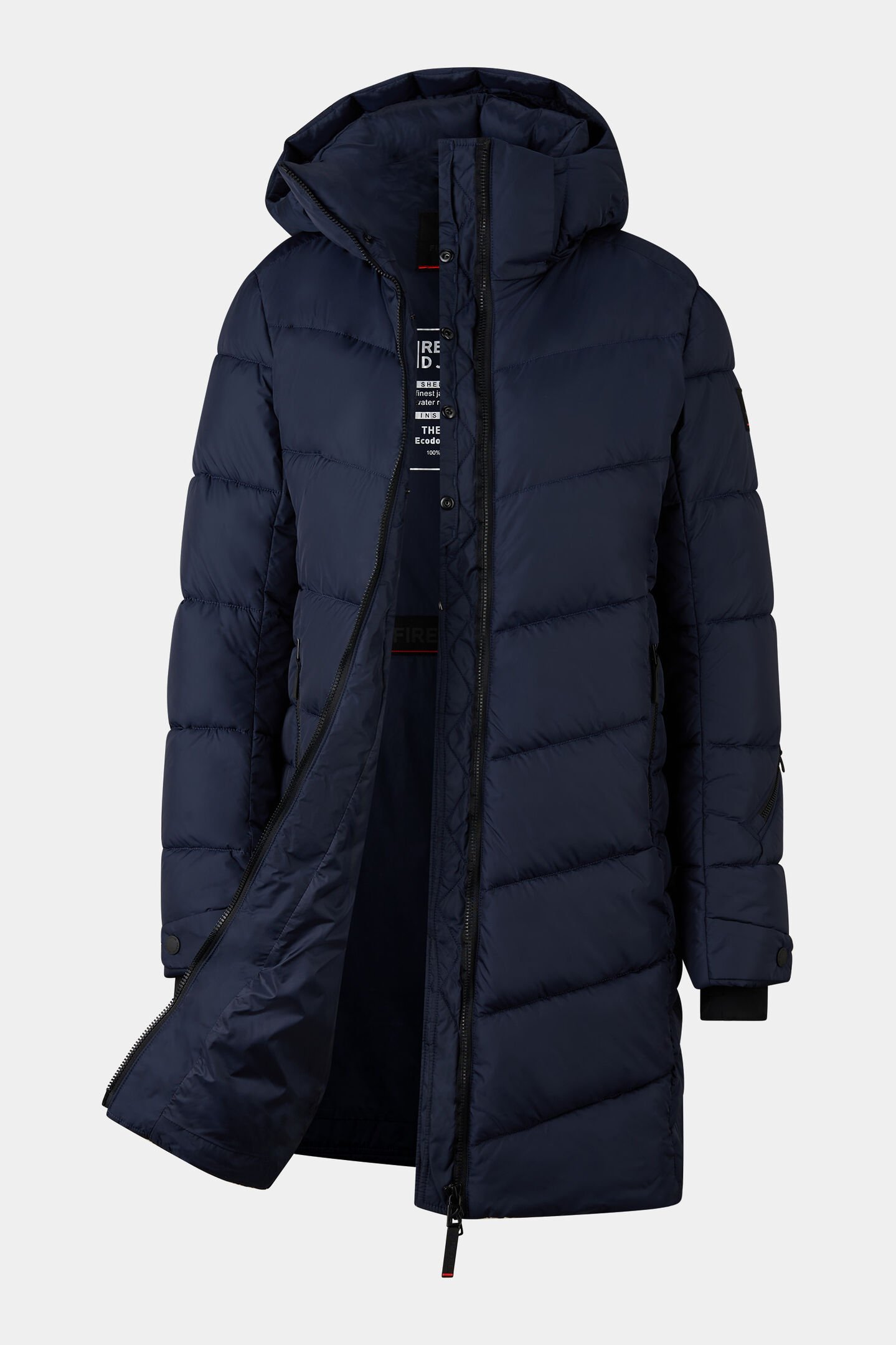 Aenny quilted coat Navy blue
