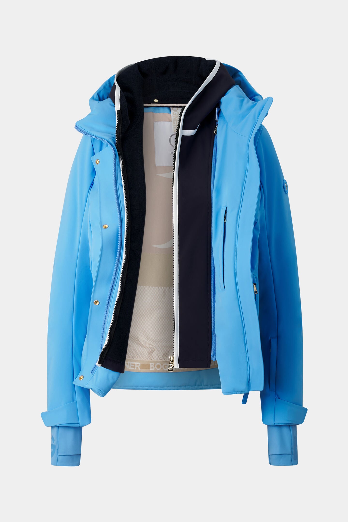 Tula ski jacket Cyan-blue