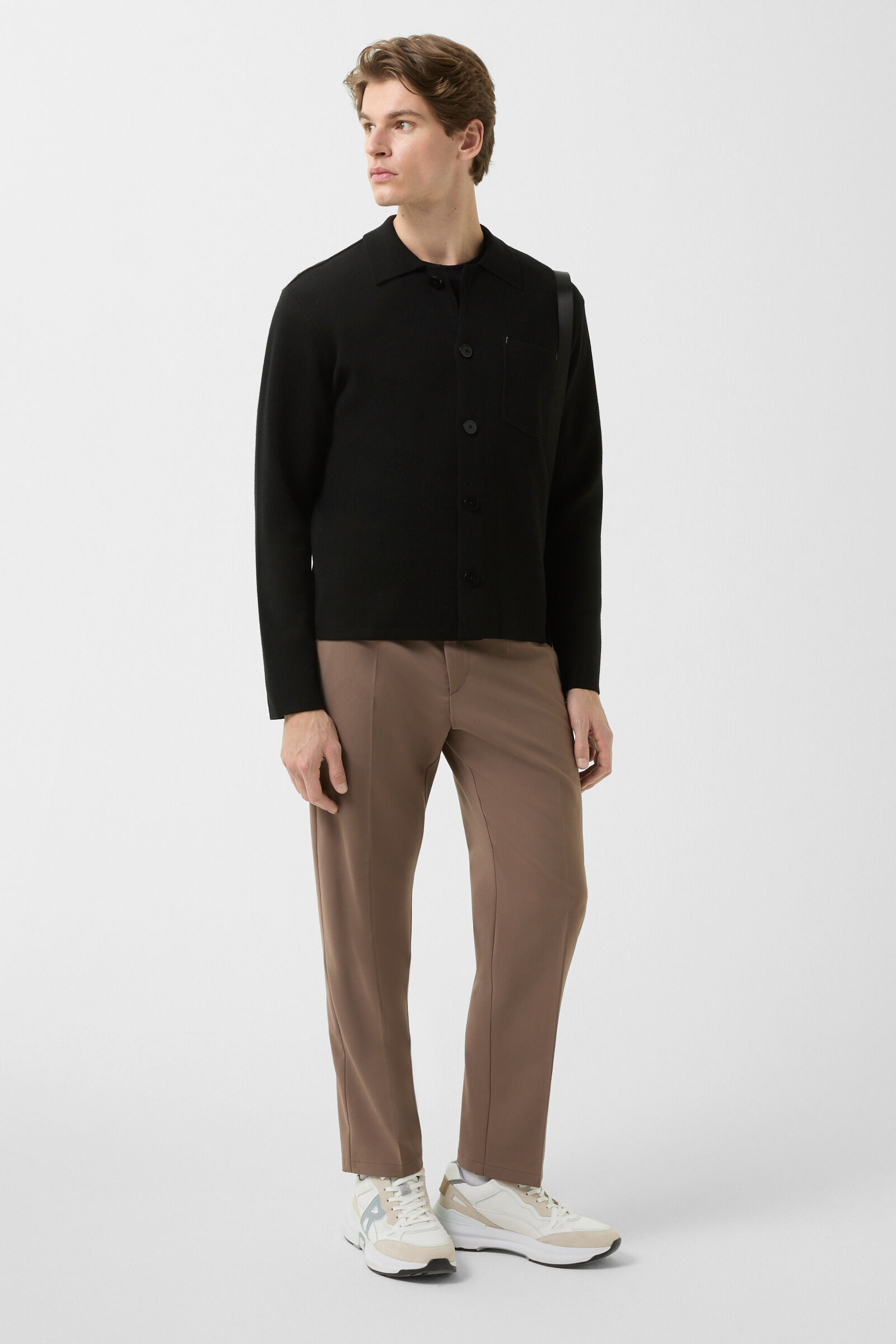 Olaf knit jacket Black