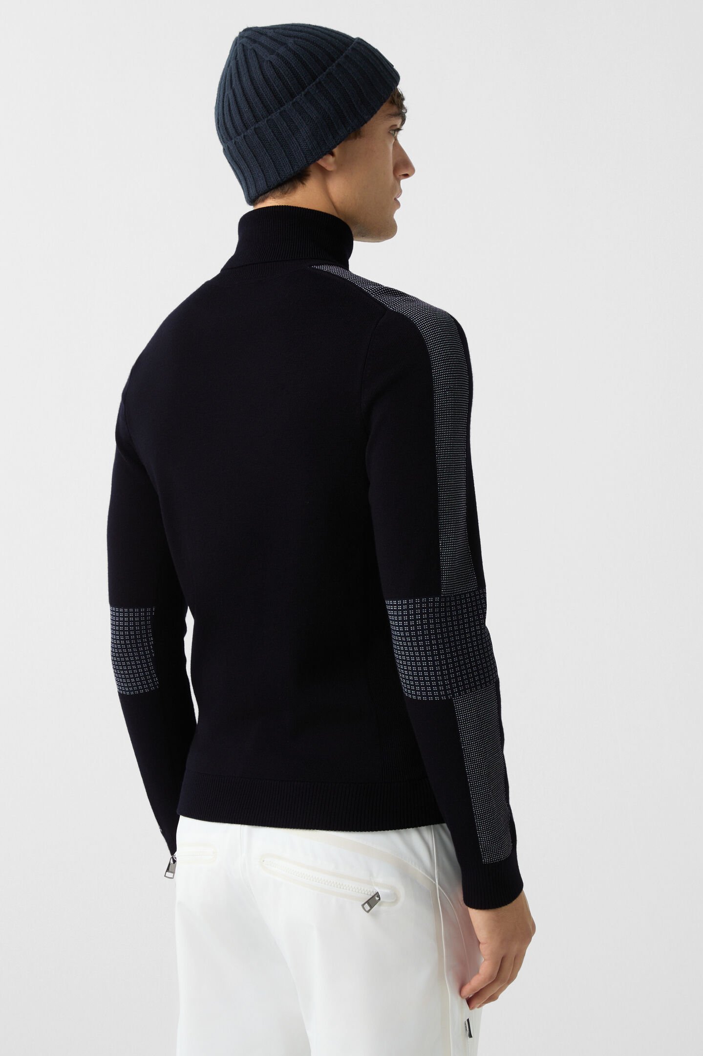 Emil turtleneck jumper Navy blue