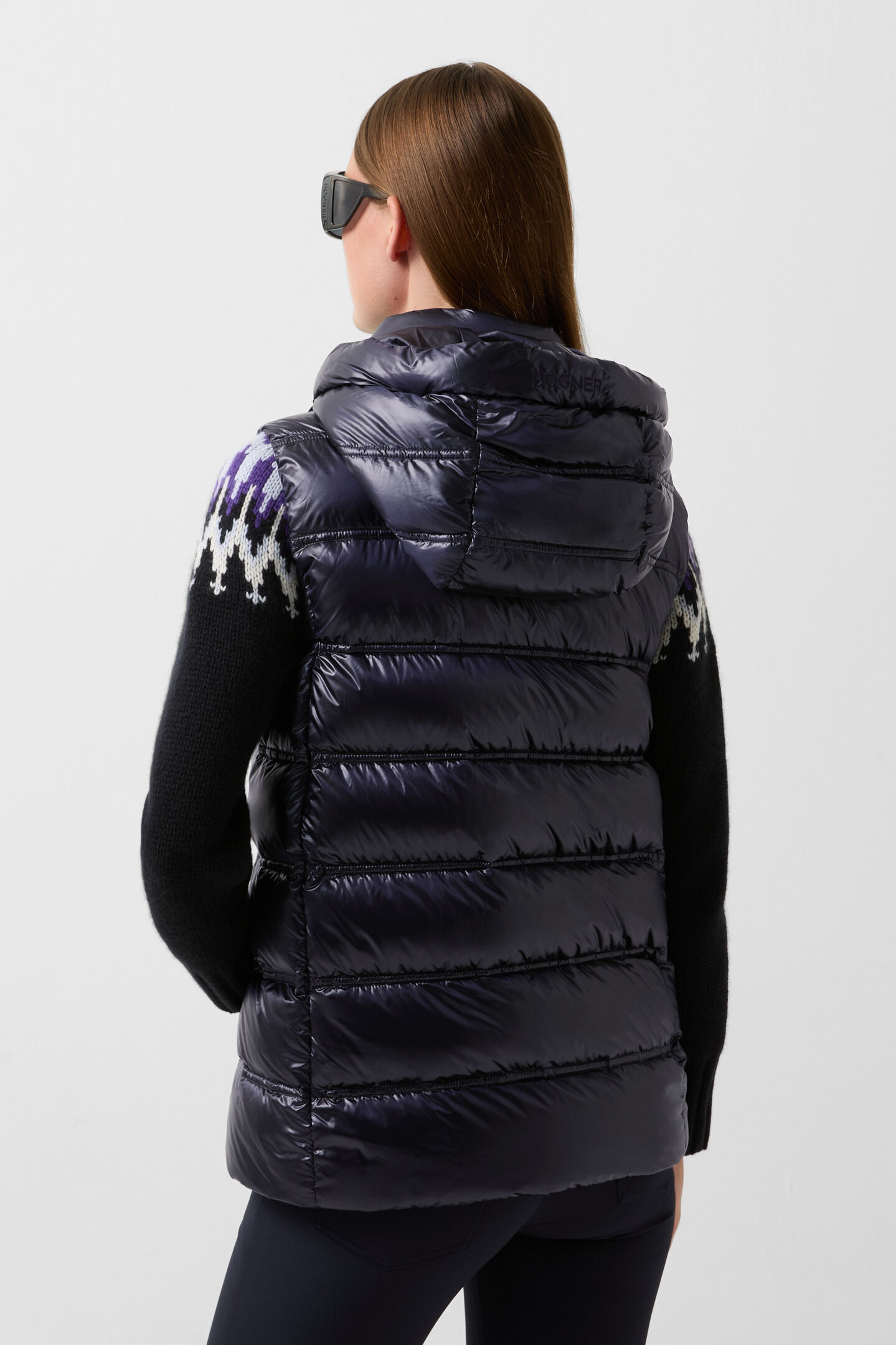 Liddy down waistcoat Dark blue