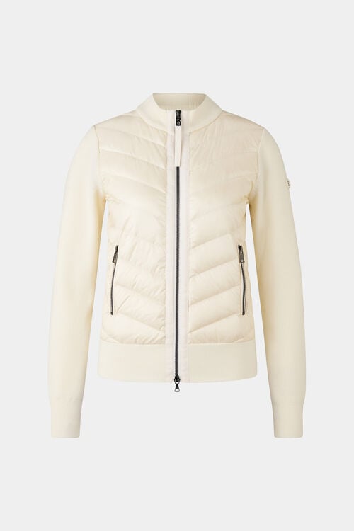 Hybrid-Strickjacke Zilly Creme