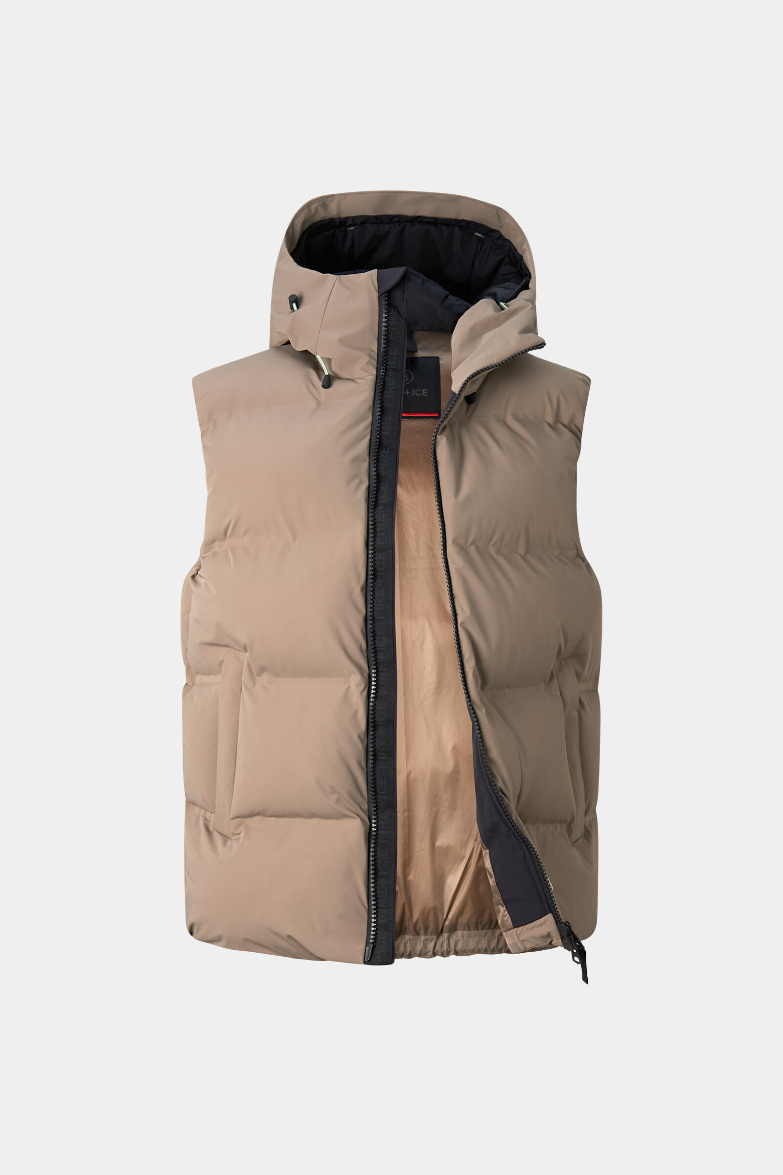 Gill quilted waistcoat Taupe