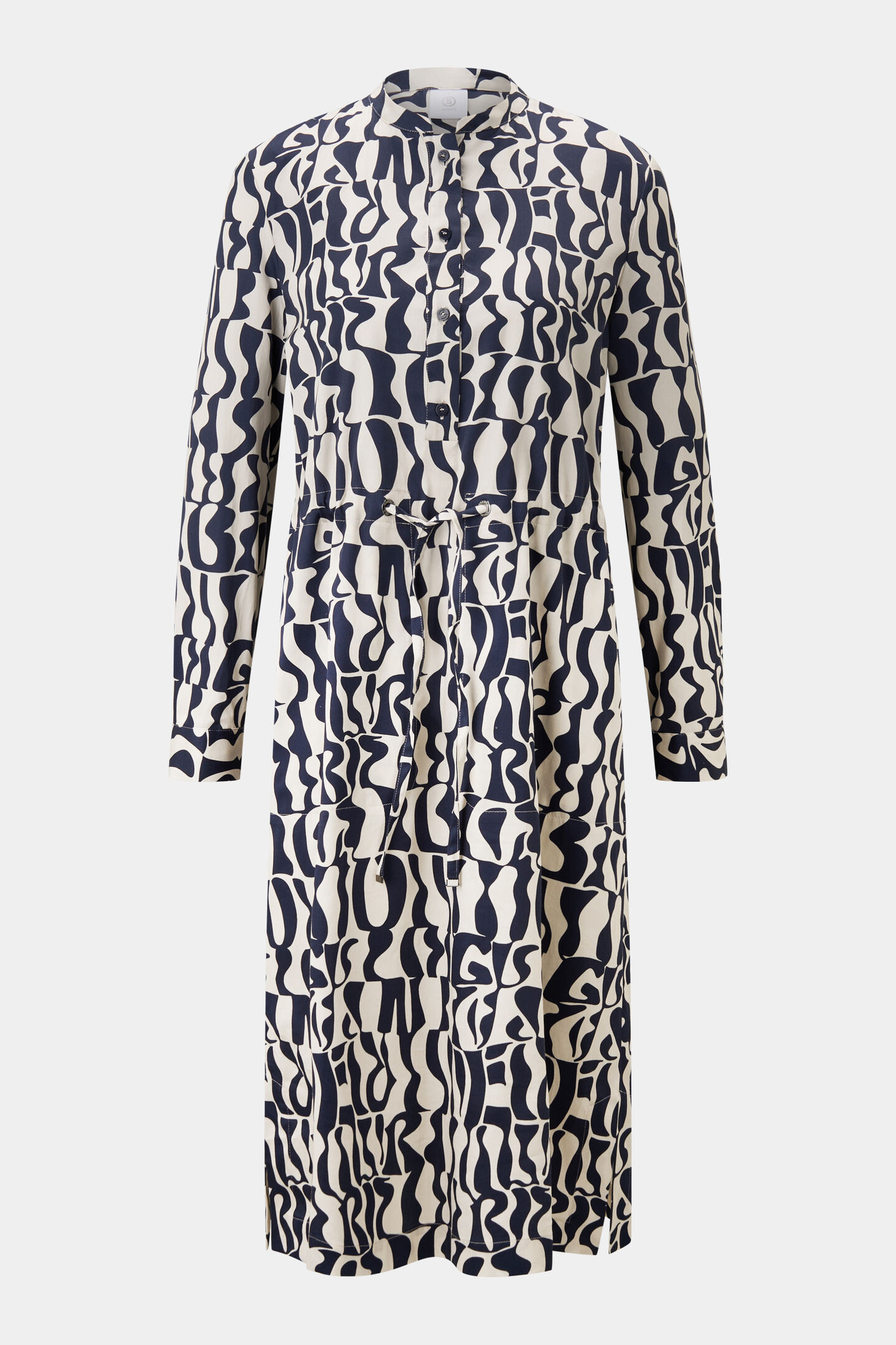 Dress Shanice Navy blue/cream