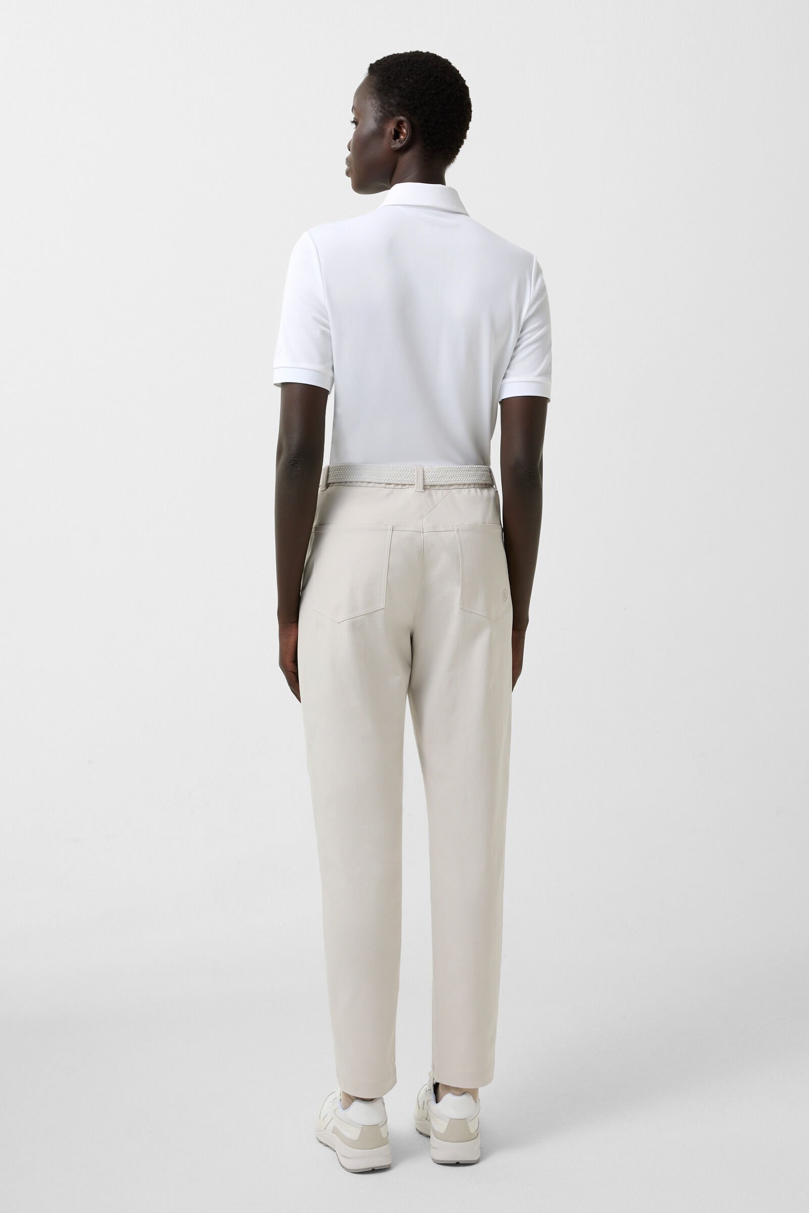 Danielle functional short-sleeved top Off-White