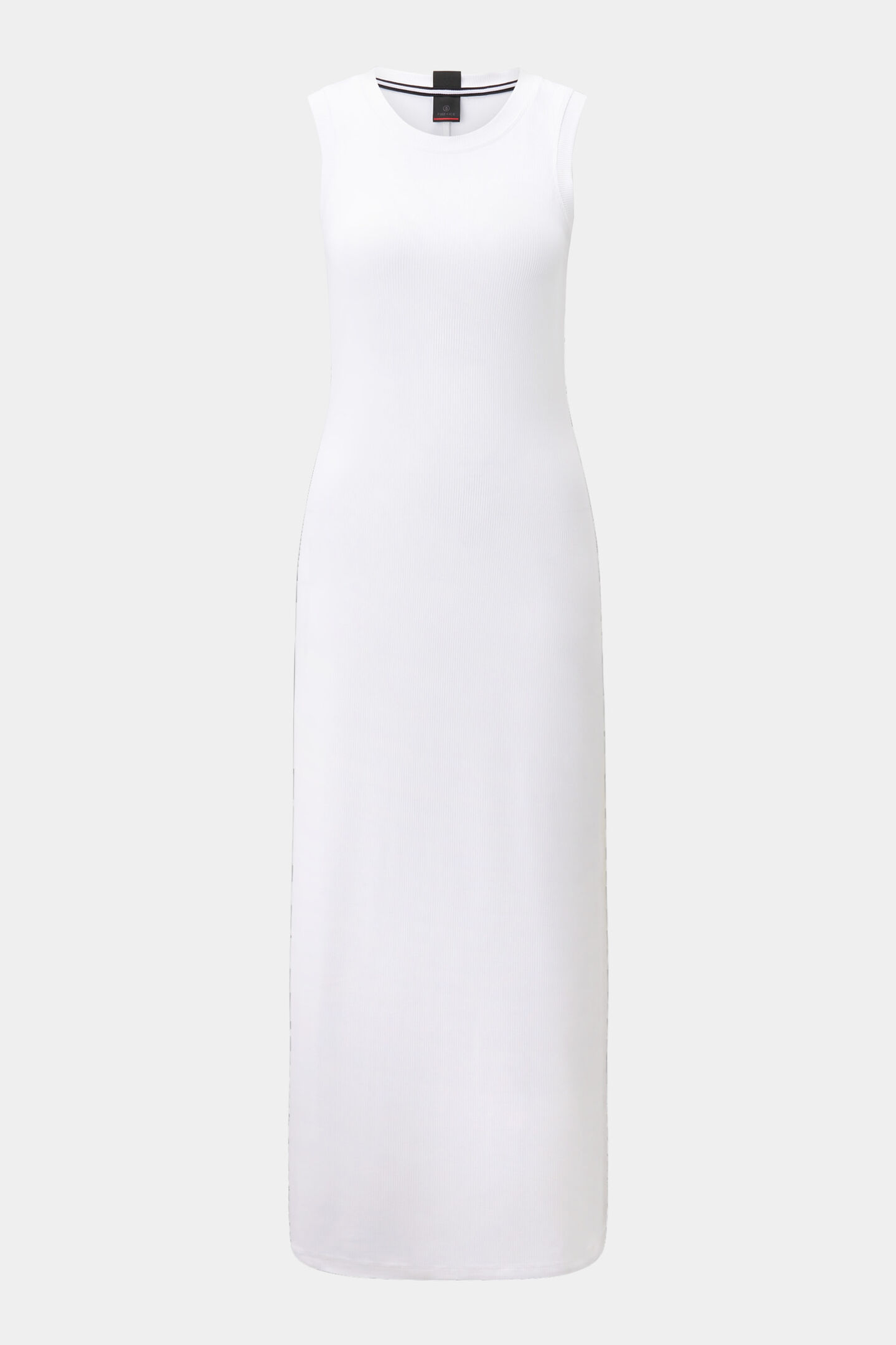 Rib knit dress Eleen White