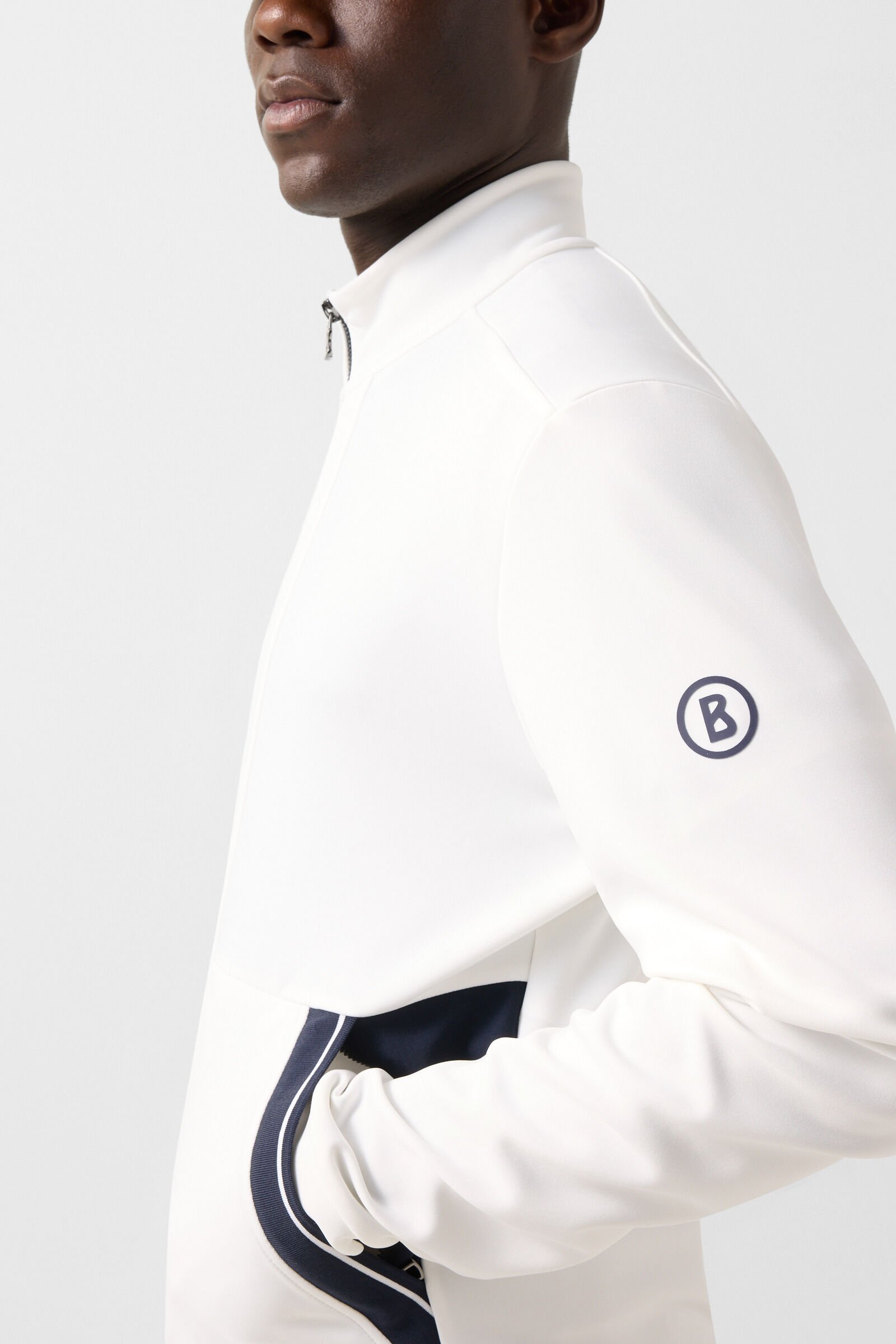 Semir functional jacket Off-white/navy blue