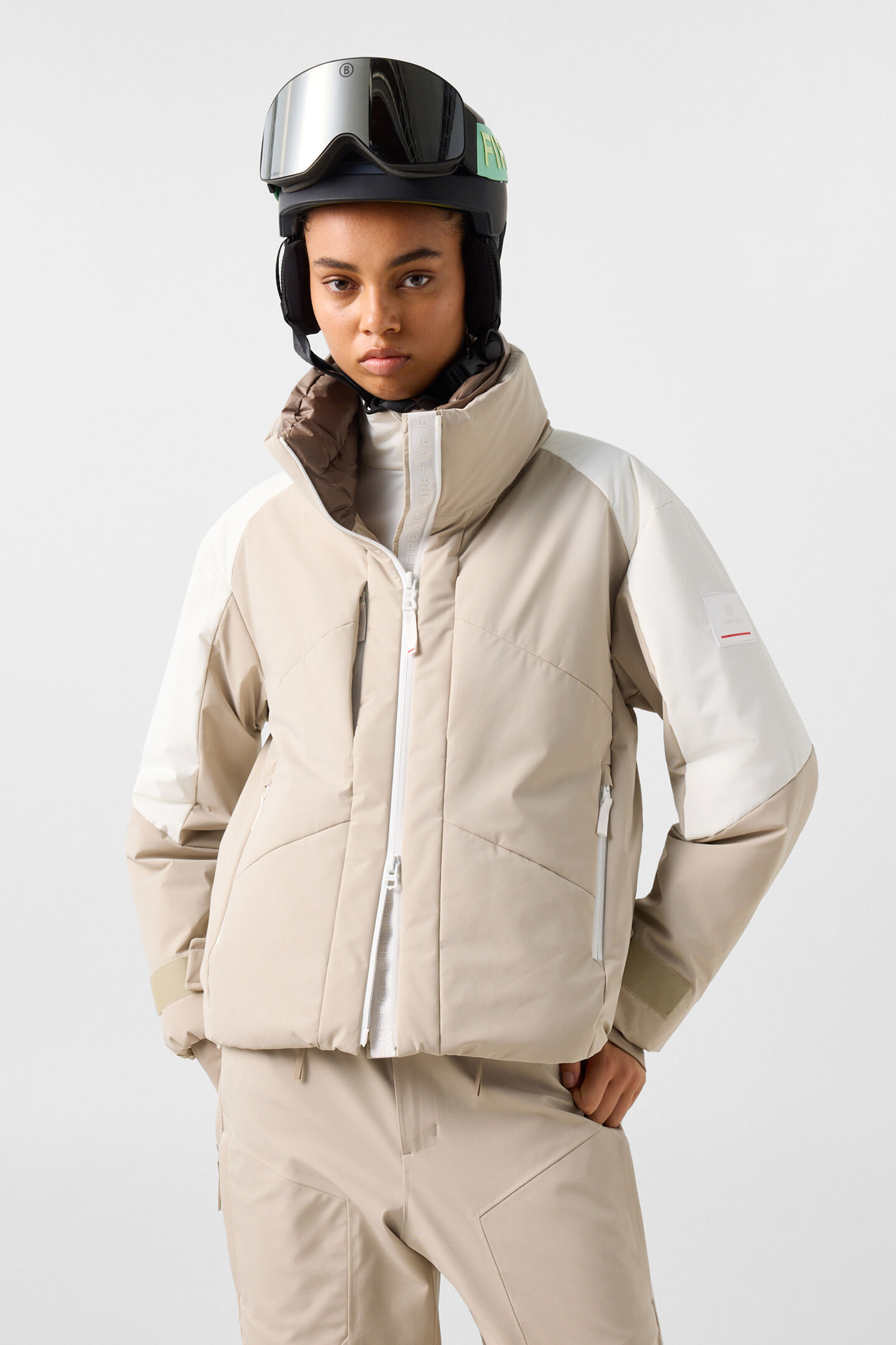 Sasha Ski Jacket Beige/Off-white