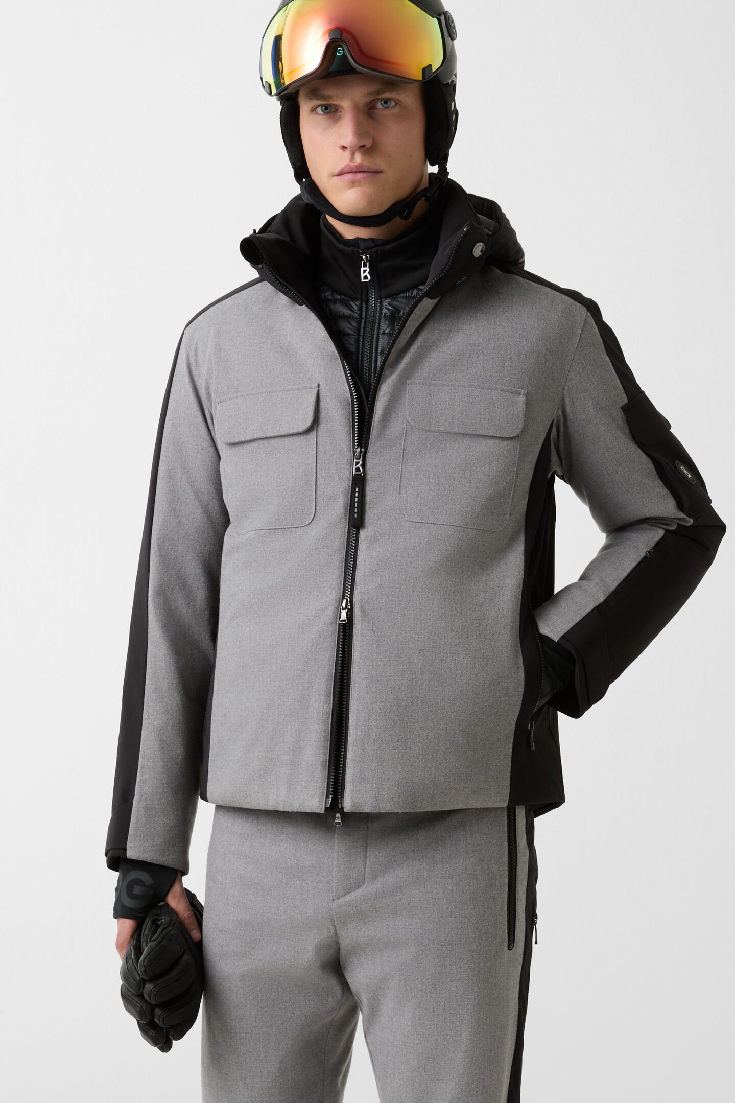 Doudoune de ski Cobeyn Gris/noir